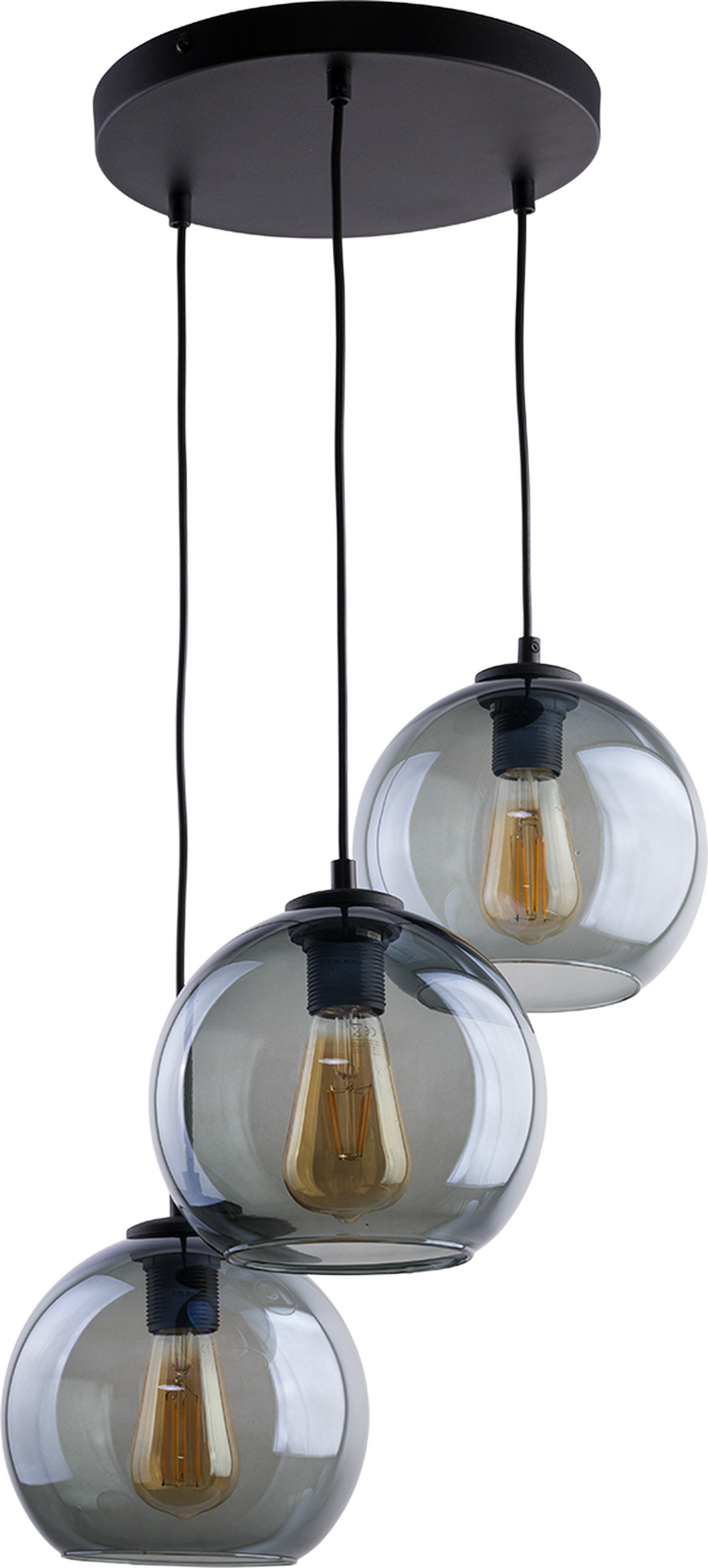 Lampa wisząca Venezia grafit 3 x E27 TK Lighting