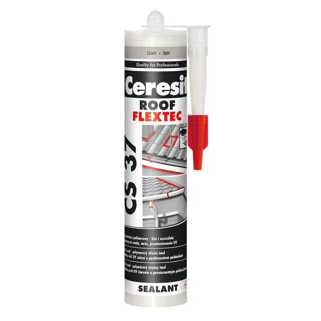 Uszczelniacz dekarski CS 37 Szary 280 ml Ceresit