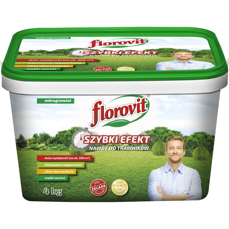 Nawóz do trawnika Szybki efekt 4kg Florovit