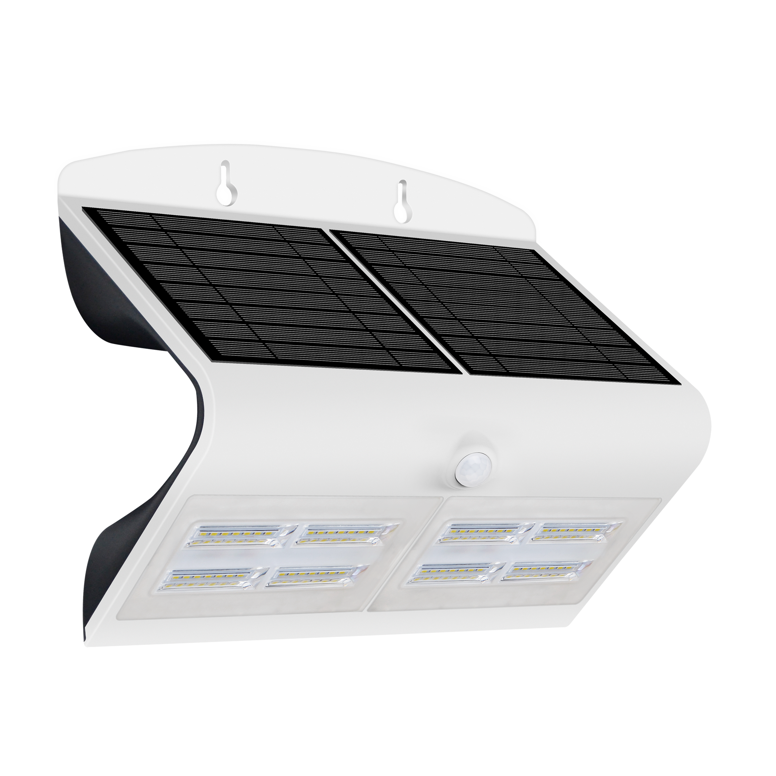 Kinkiet solarny Butterfly biały IP65 LED Milagro