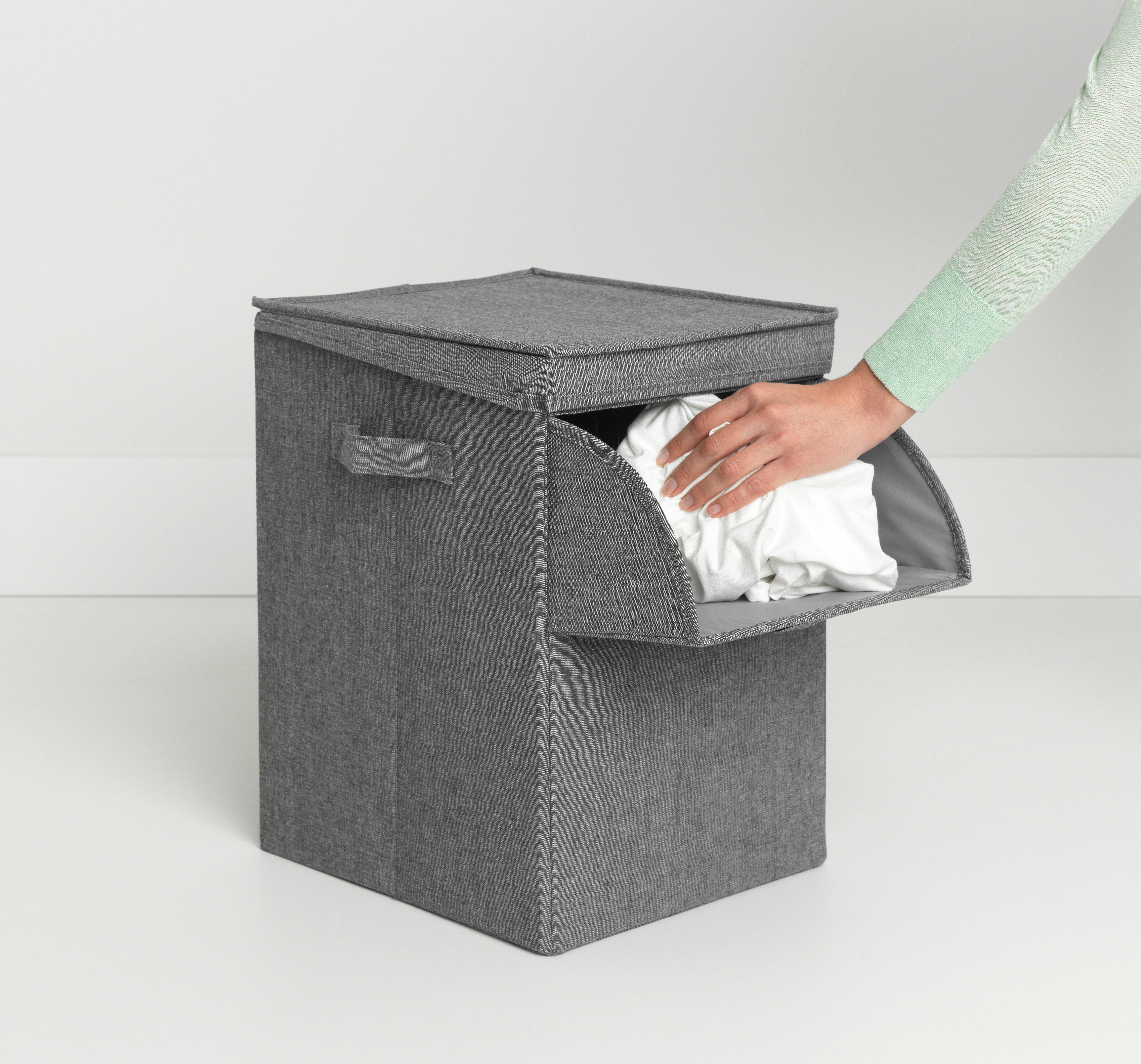 Cesto para roupa preto 35 L 32x37x44,5 cm Brabantia - 17