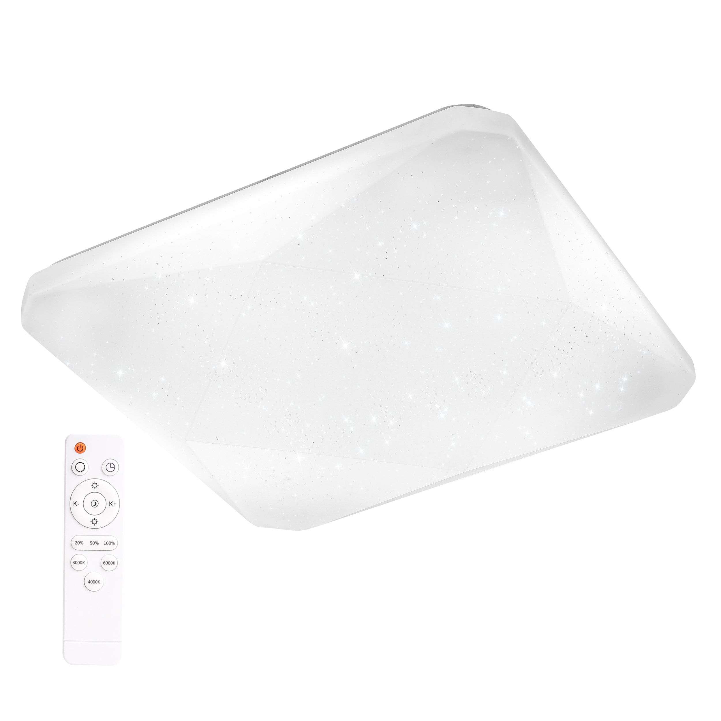 Plafon KASTOR z pilotem 43 cm biały LED POLUX - 10
