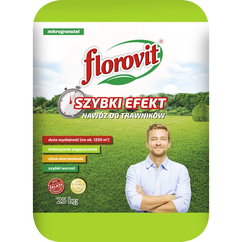 Nawóz do trawnika Szybki efekt 25kg Florovit