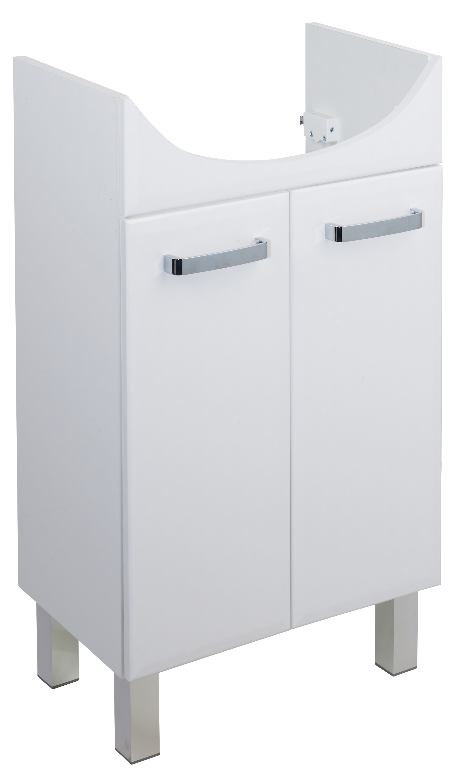 Szafka pod umywalkę Storm biała 46.4x29.6x80cm Sensea