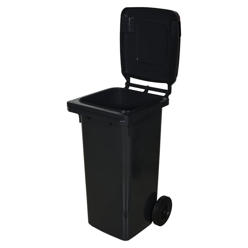 Pojemnik na odpady zmieszane 120l szary