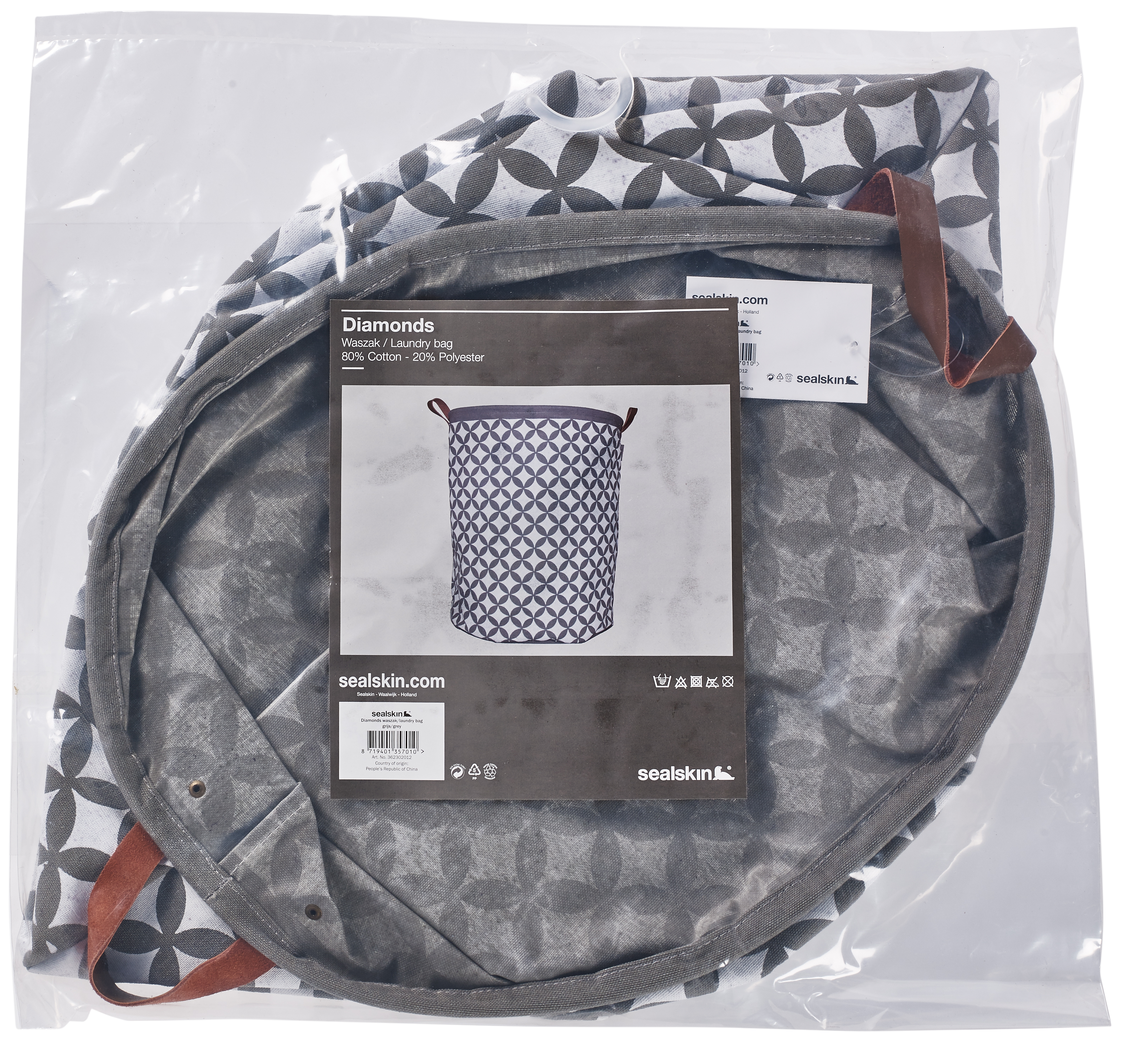Kosz na bieliznę Diamonds 60 L Sealskin - 4