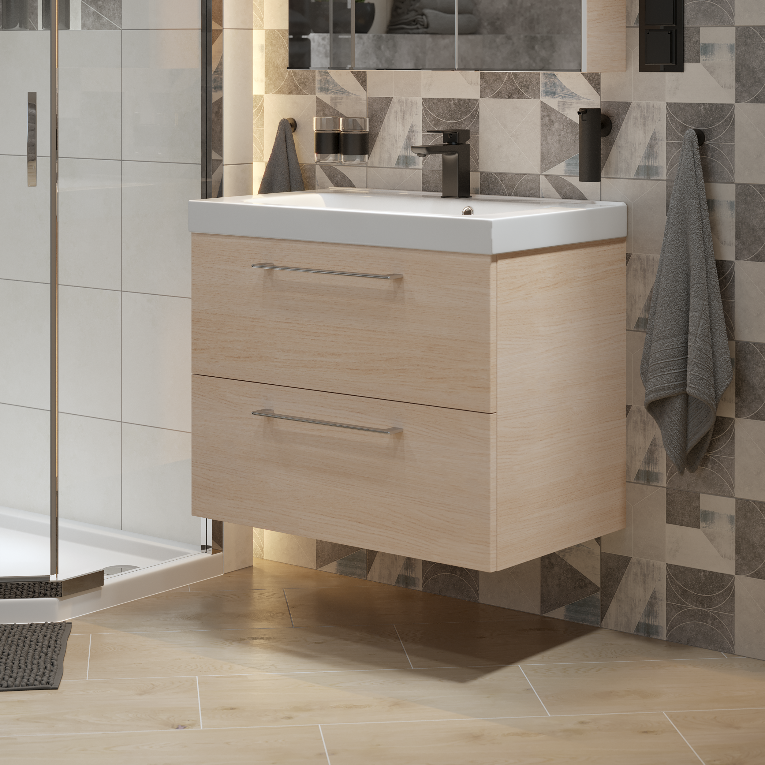 Uchwyt na papier toaletowy z pokrywą Boston Tiger - 18