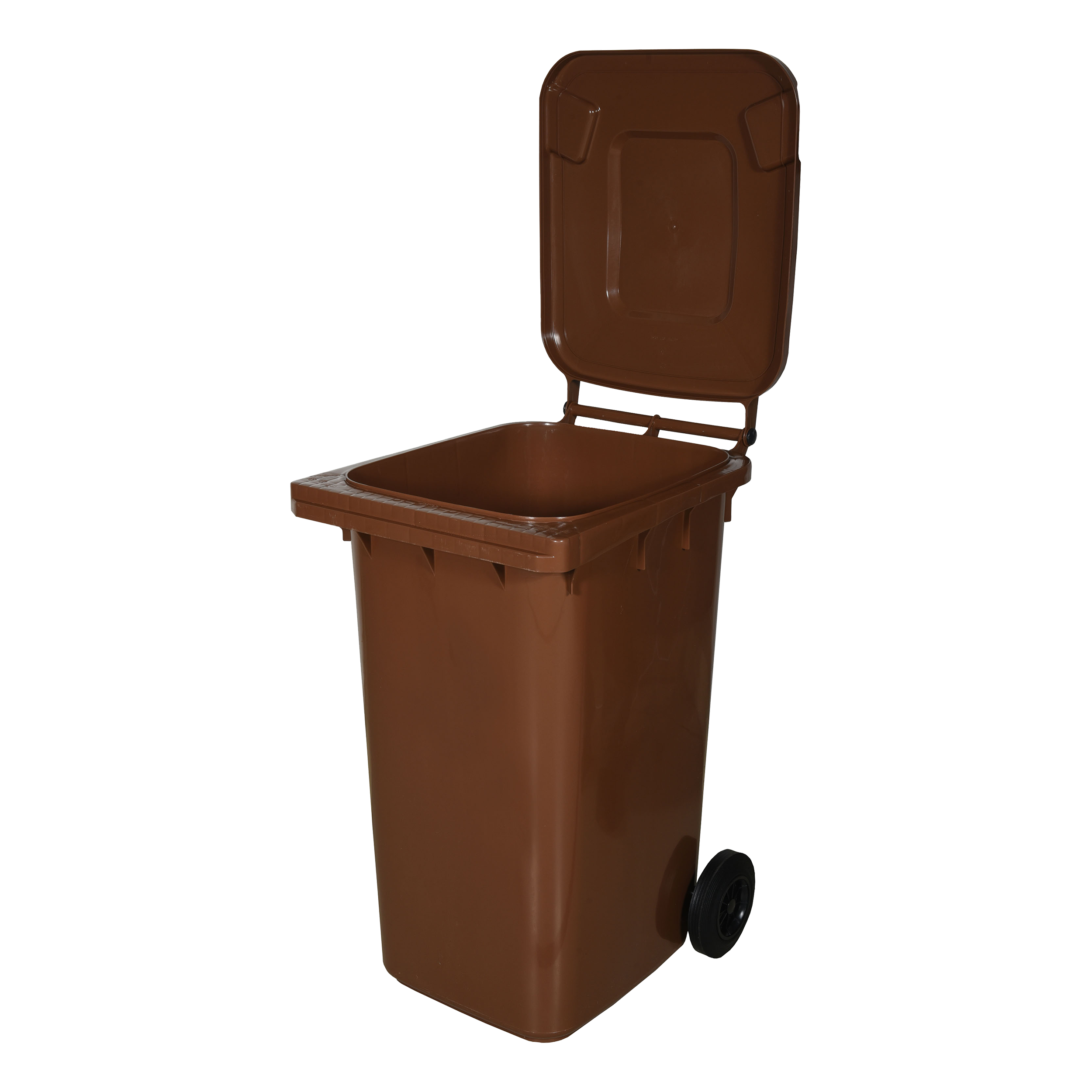 Pojemnik na odpady biodegradowalne 240l brązowy