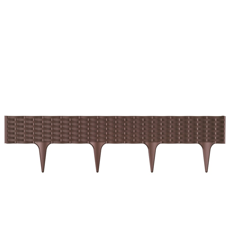 Obrzeże trawnikowe 19/9x390 cm 5szt. brązowe Prosperplast