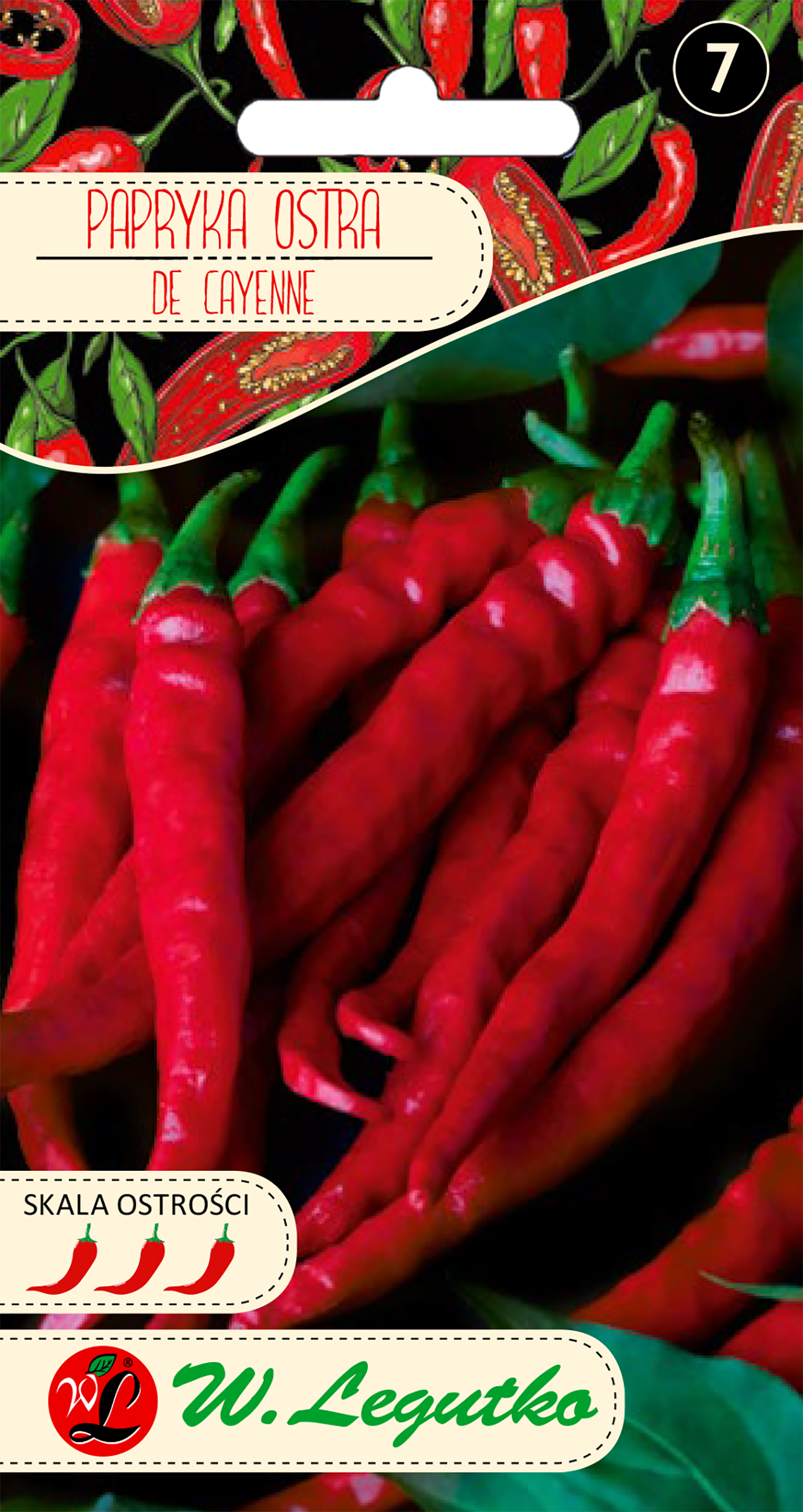 Papryka ostra De Cayenne nasiona W. Legutko