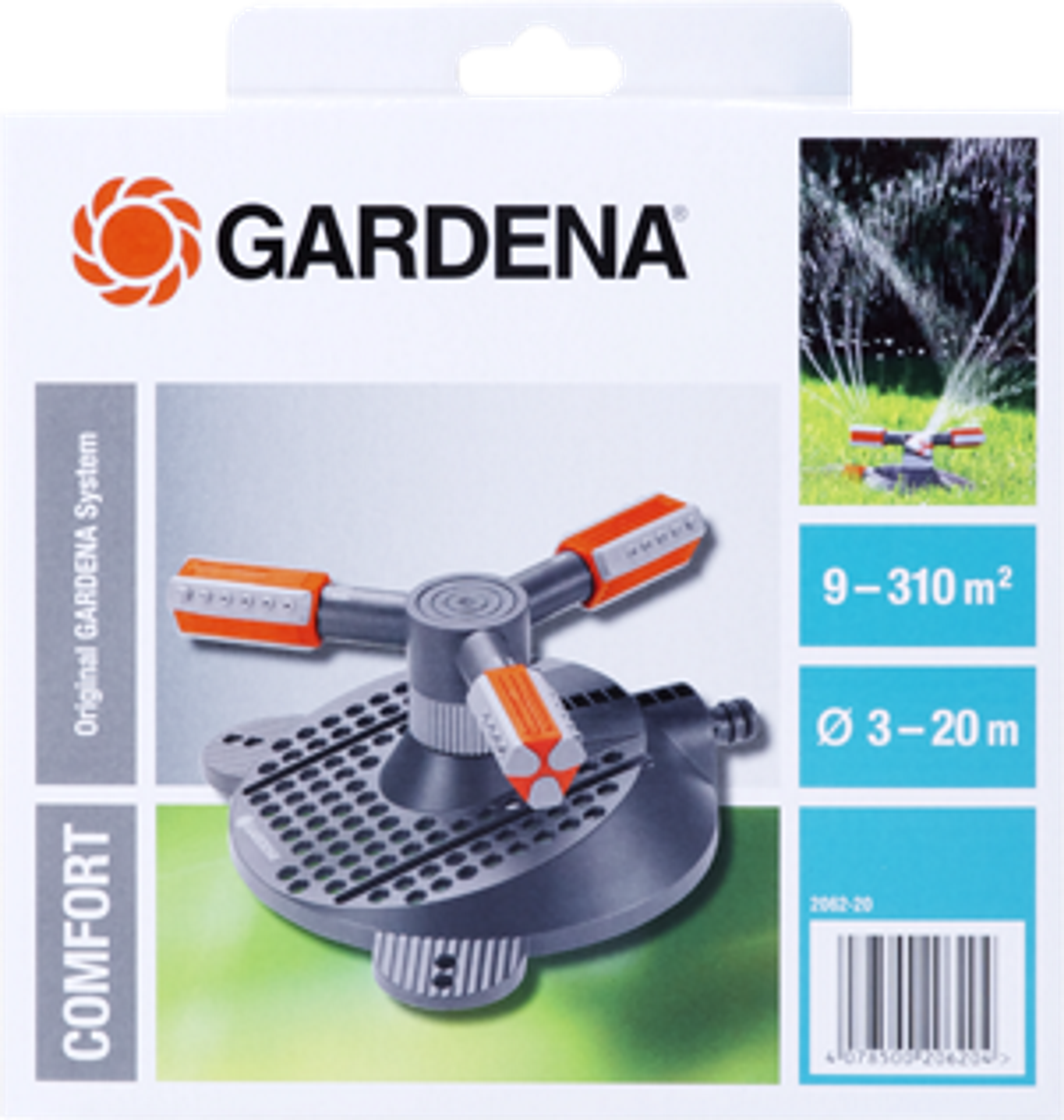 Zraszacz ogrodowy dookolny obrotowy Mambo Gardena - 5