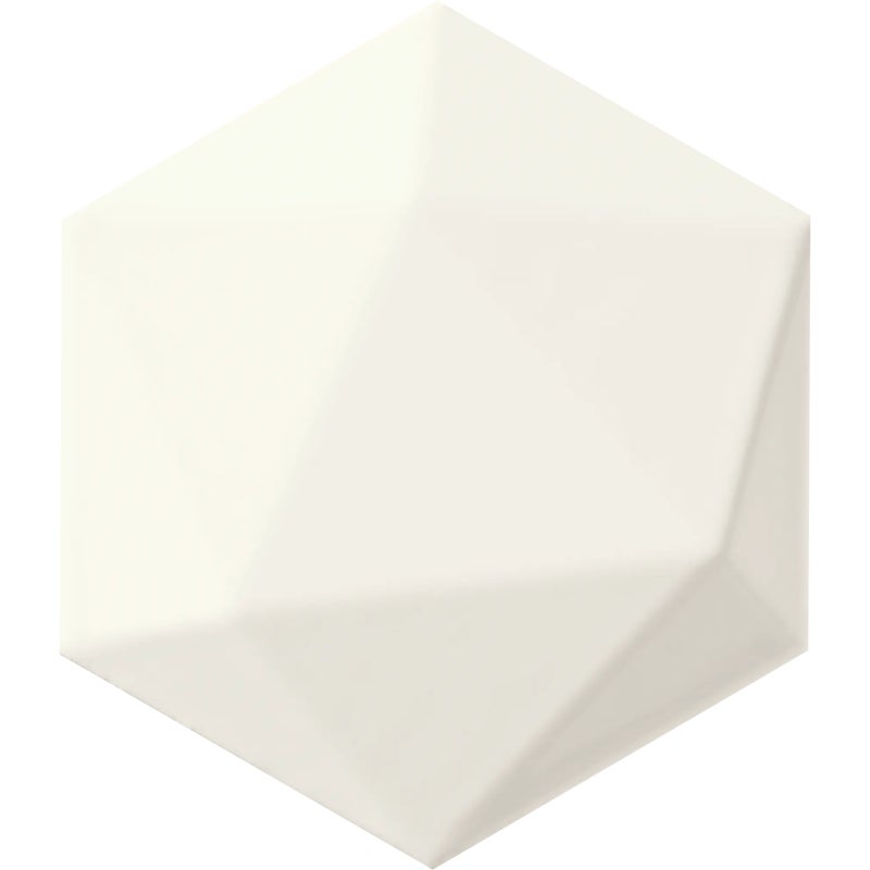 Glazura Origami White HEX 11x12.5 Arte