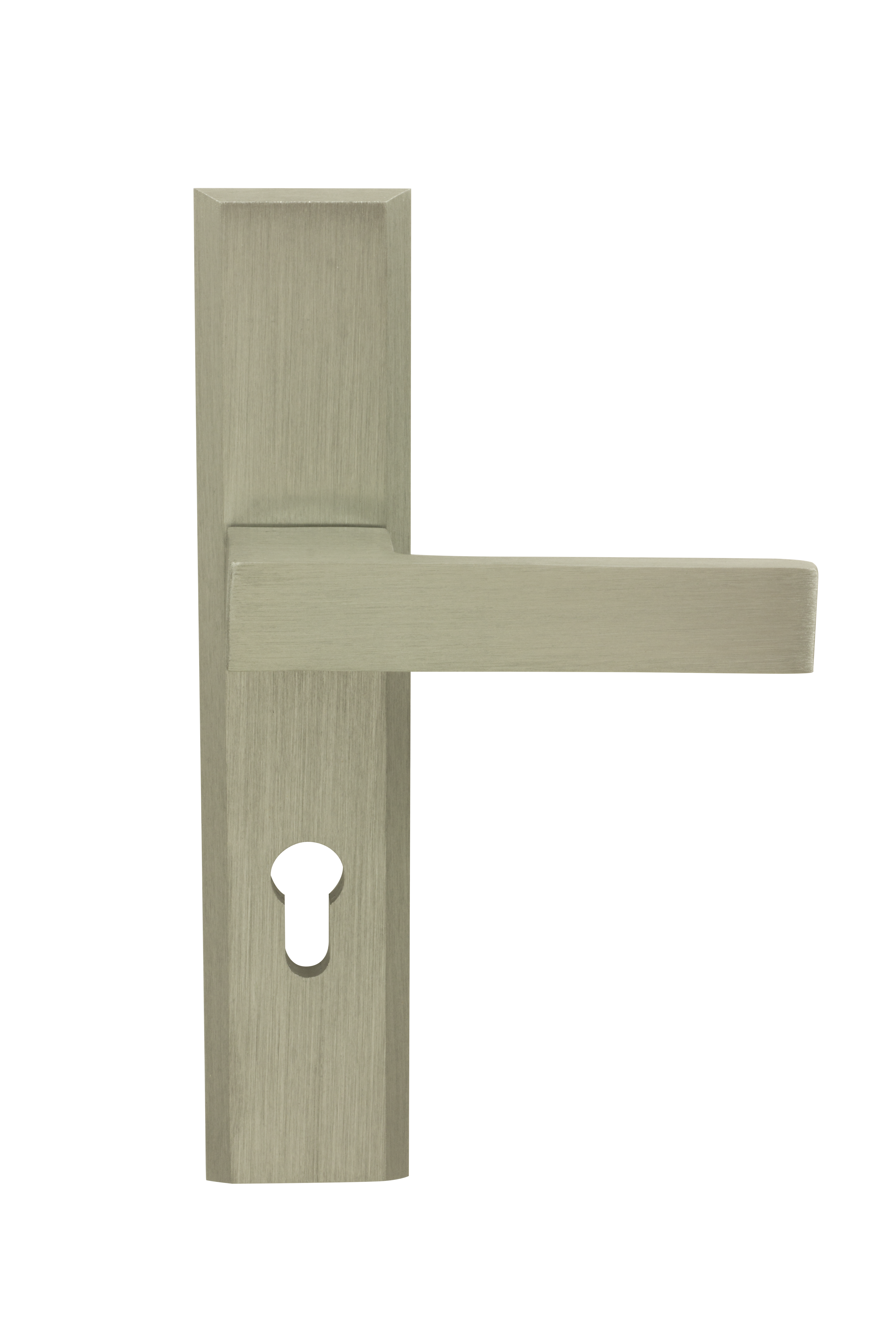 Klamka do drzwi zewnętrznych Shark 72 mm stal nierdzewna Domino