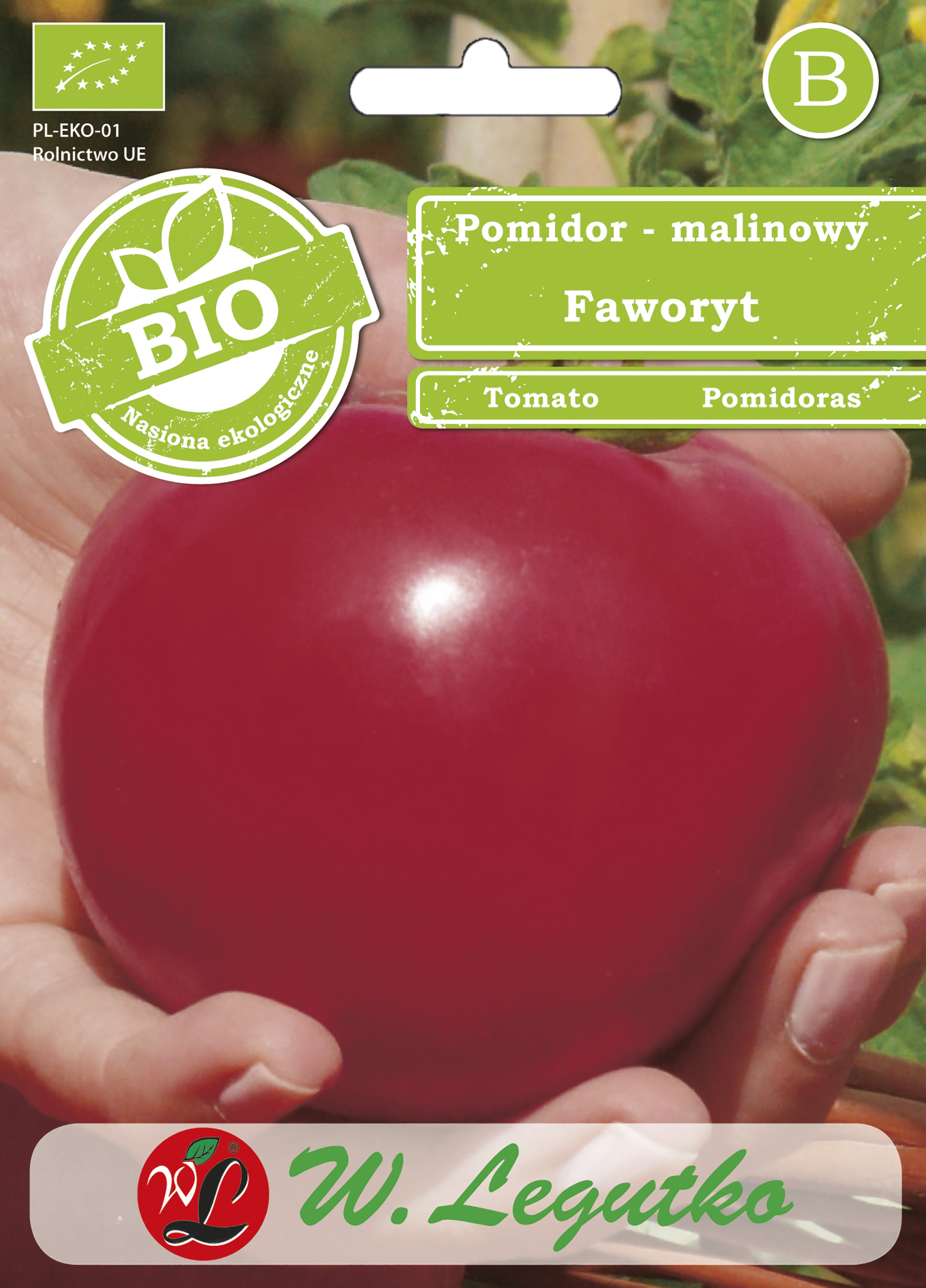 Pomidor malinowy Bio Faworyt nasiona W. Legutko