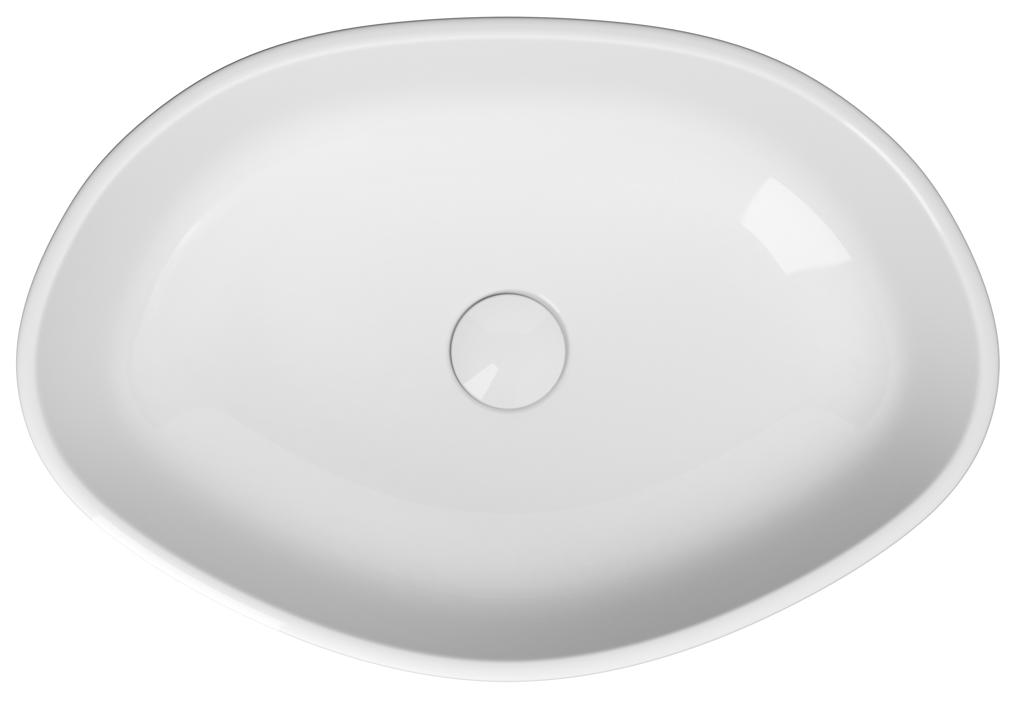 Umywalka ceramiczna nablatowa City Oval 50 Cersanit