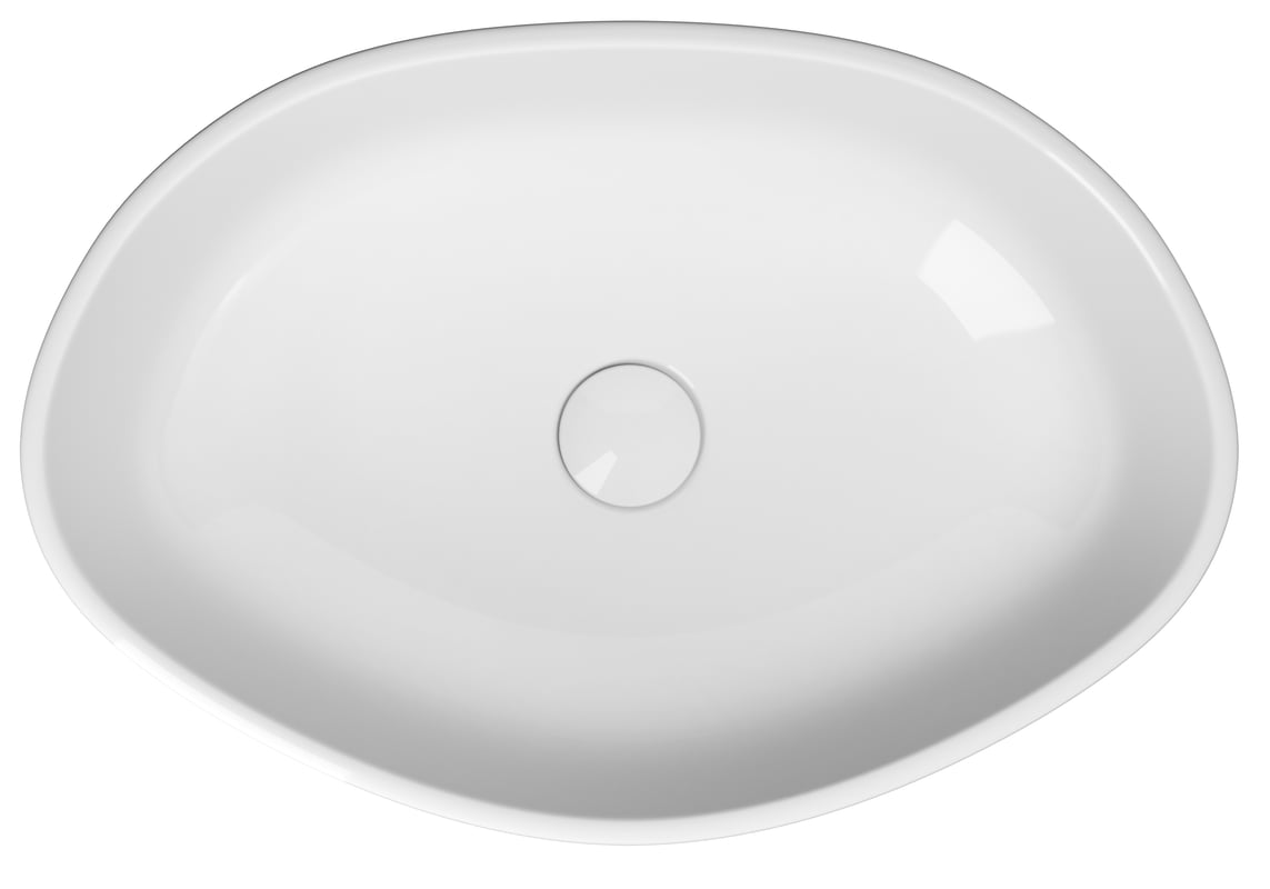 Umywalka ceramiczna nablatowa City Oval 50 Cersanit