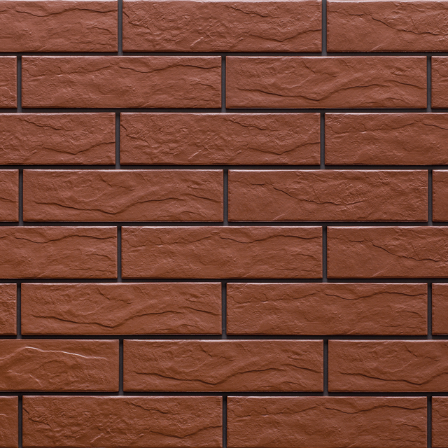 Klinkier dekoracyjny elewacyjny cegła ROT Rustiko 24.5x6.5x6.5 cm Cerrad