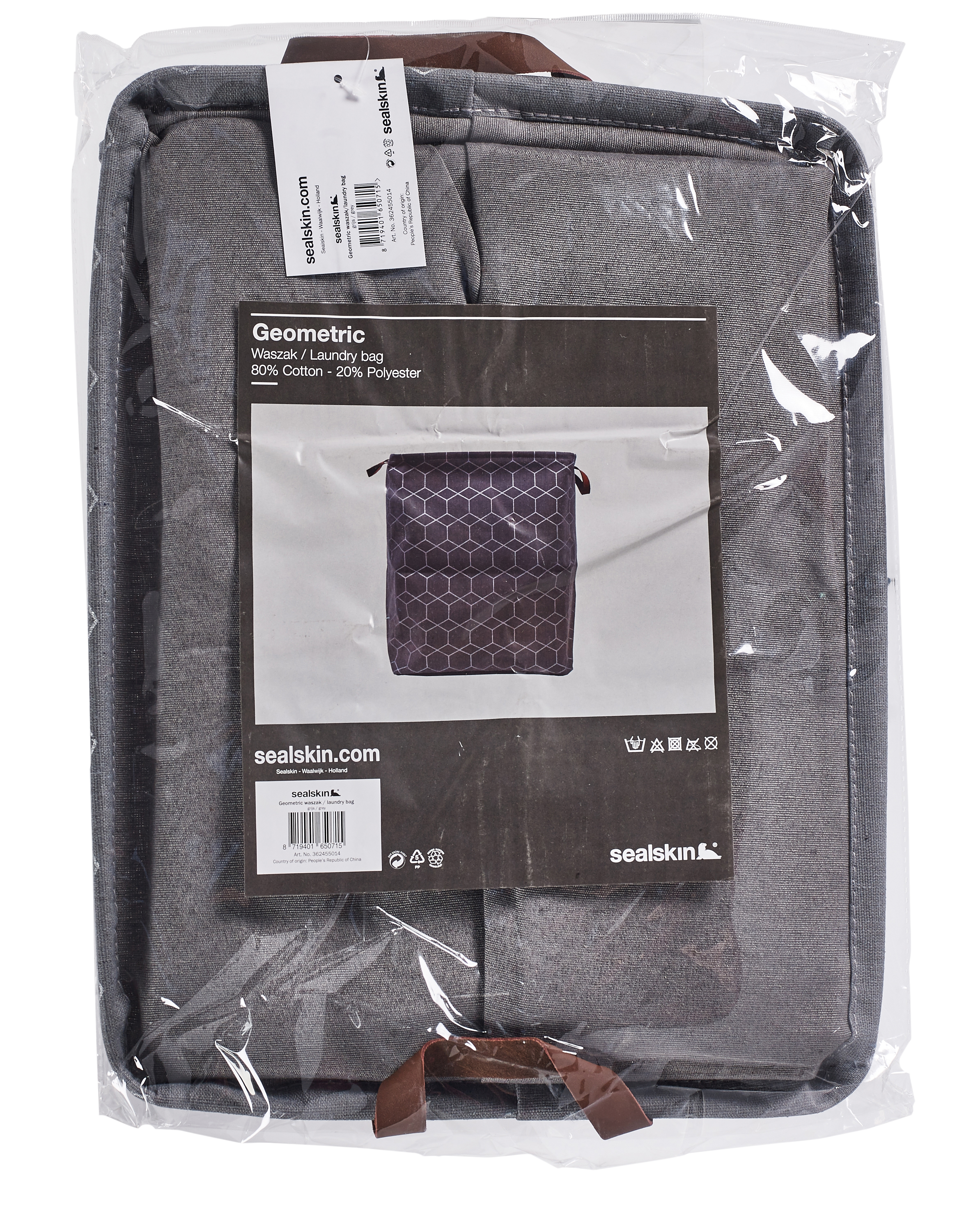 Kosz na bieliznę Geometric 35 L Sealskin - 6