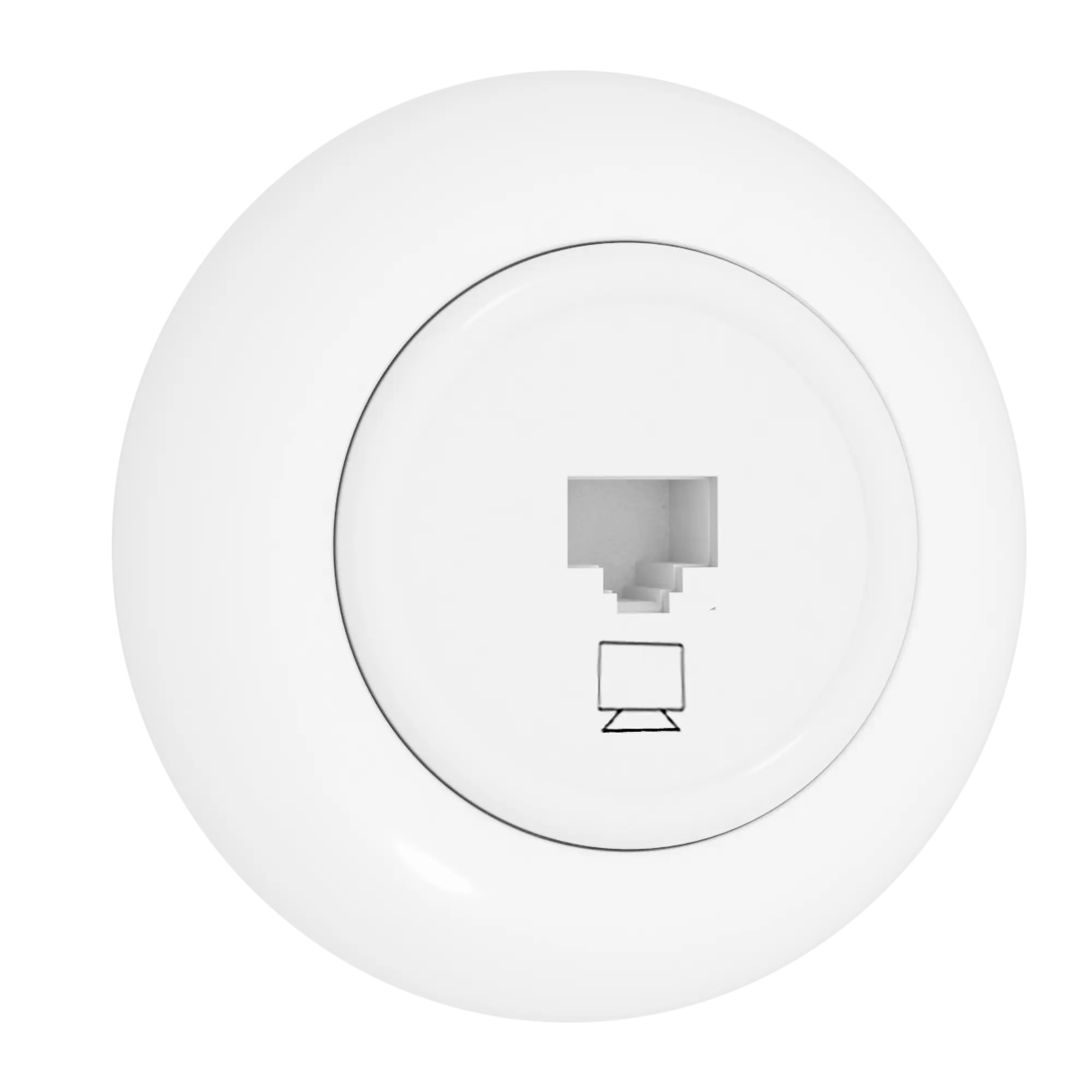 Gniazdo komputerowe LF0004W LOFT biały DPM