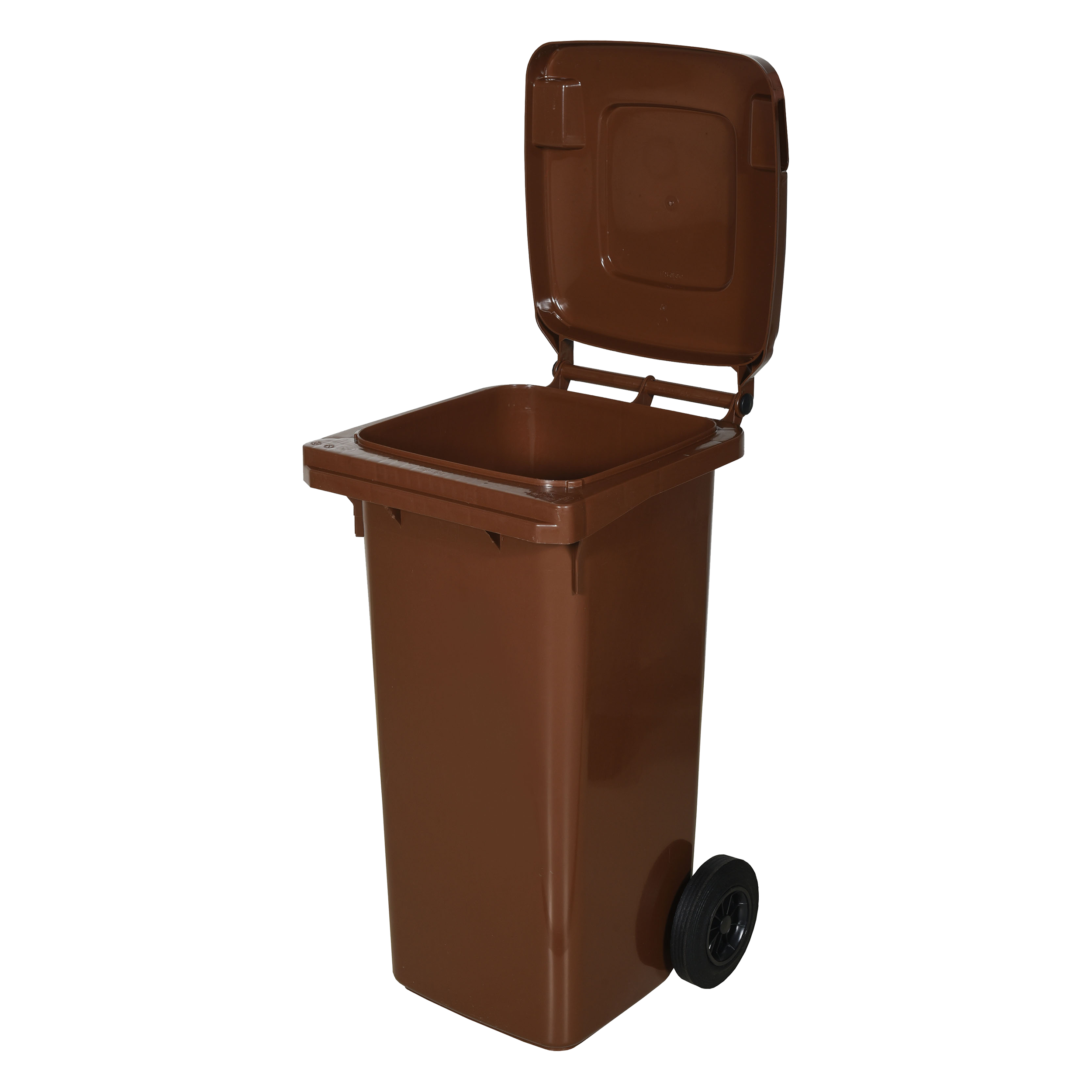 Pojemnik na odpady biodegradowalne 120l brązowy
