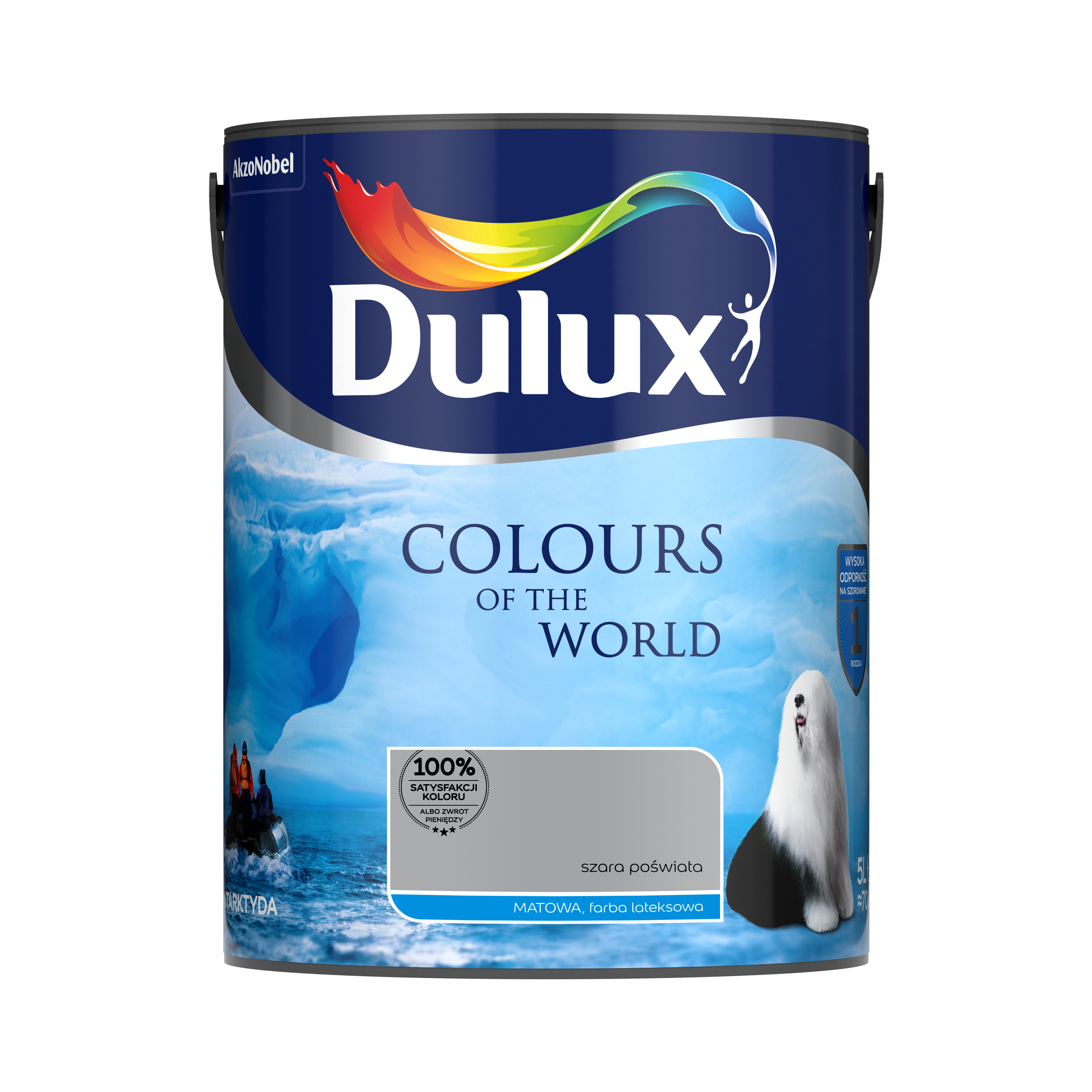 Farba Dulux Kolory świata Szara poświata 5 l - 3