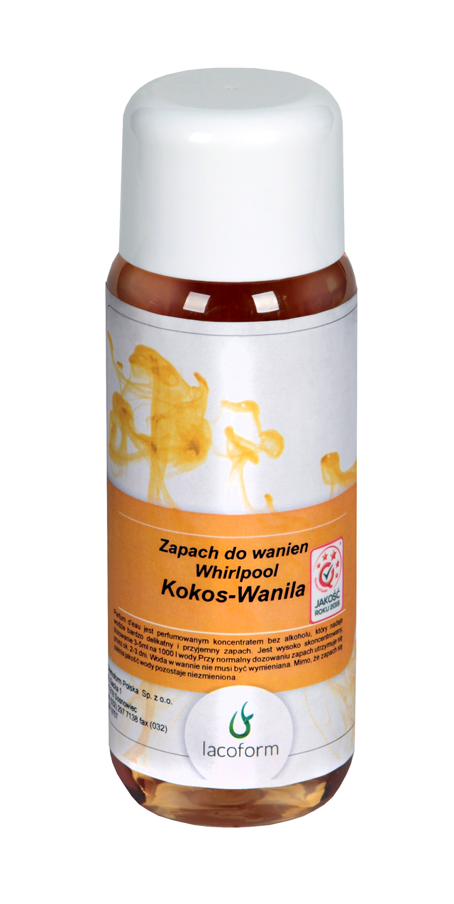 Zapach do spa jacuzzi basenu 250ml kokos-wanilia Lacoform