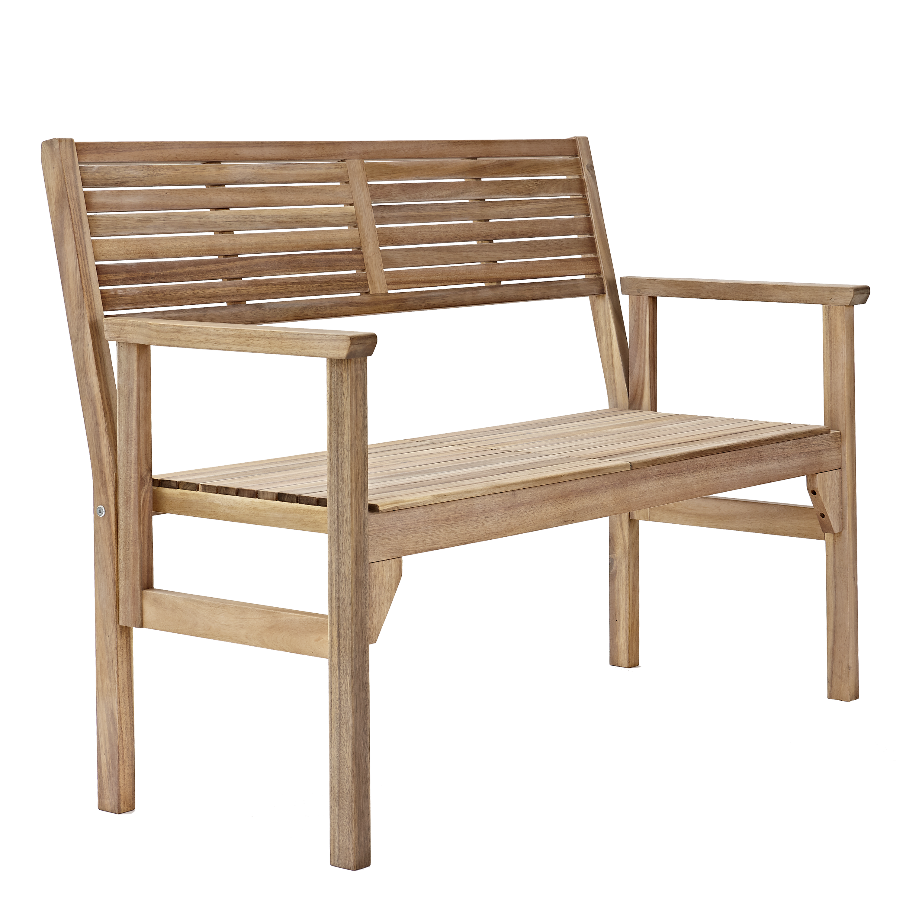 Banco de madera naterial solis de 120,55 cm