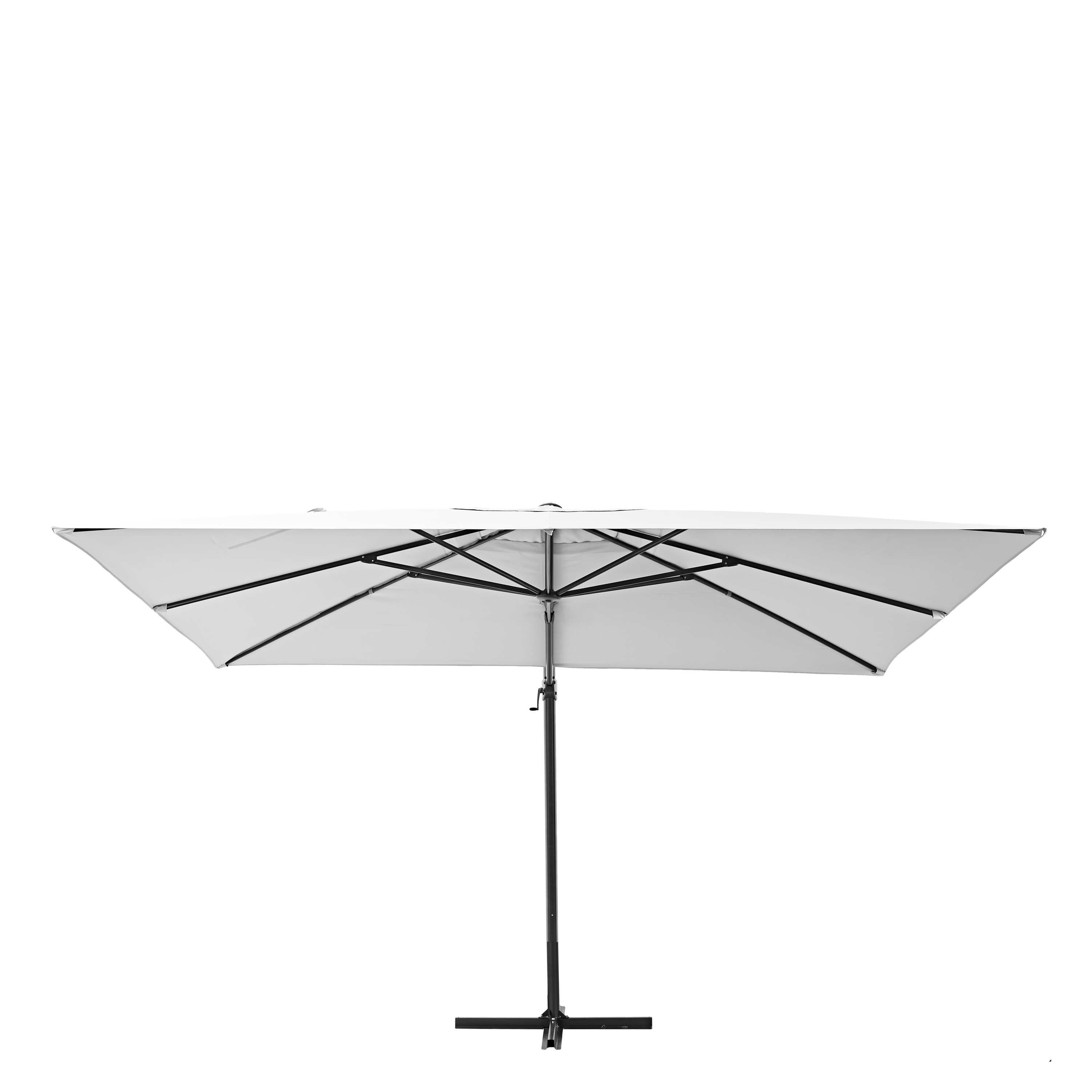 Parasol ogrodowy Aura 290x390x275 cm biały Naterial