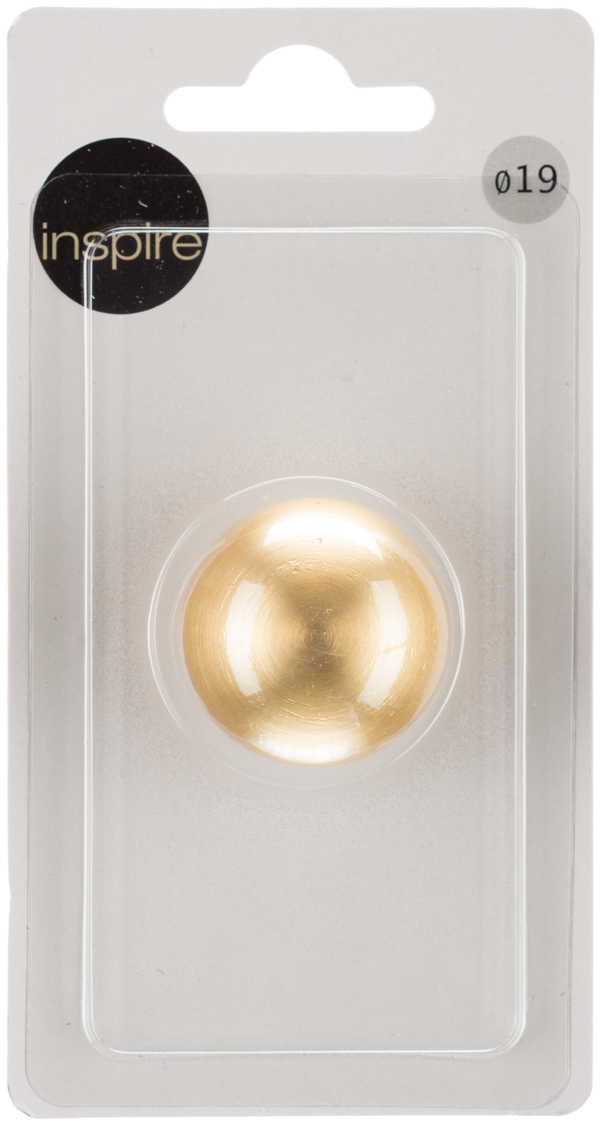 Końcówka do karnisza Kula mosiądz mat 19 mm Inspire - 2