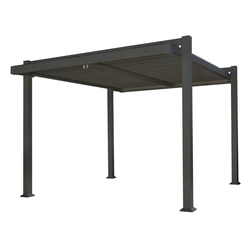 Pawilon ogrodowy pergola Persea 320x360x246 cm antracytowy Naterial
