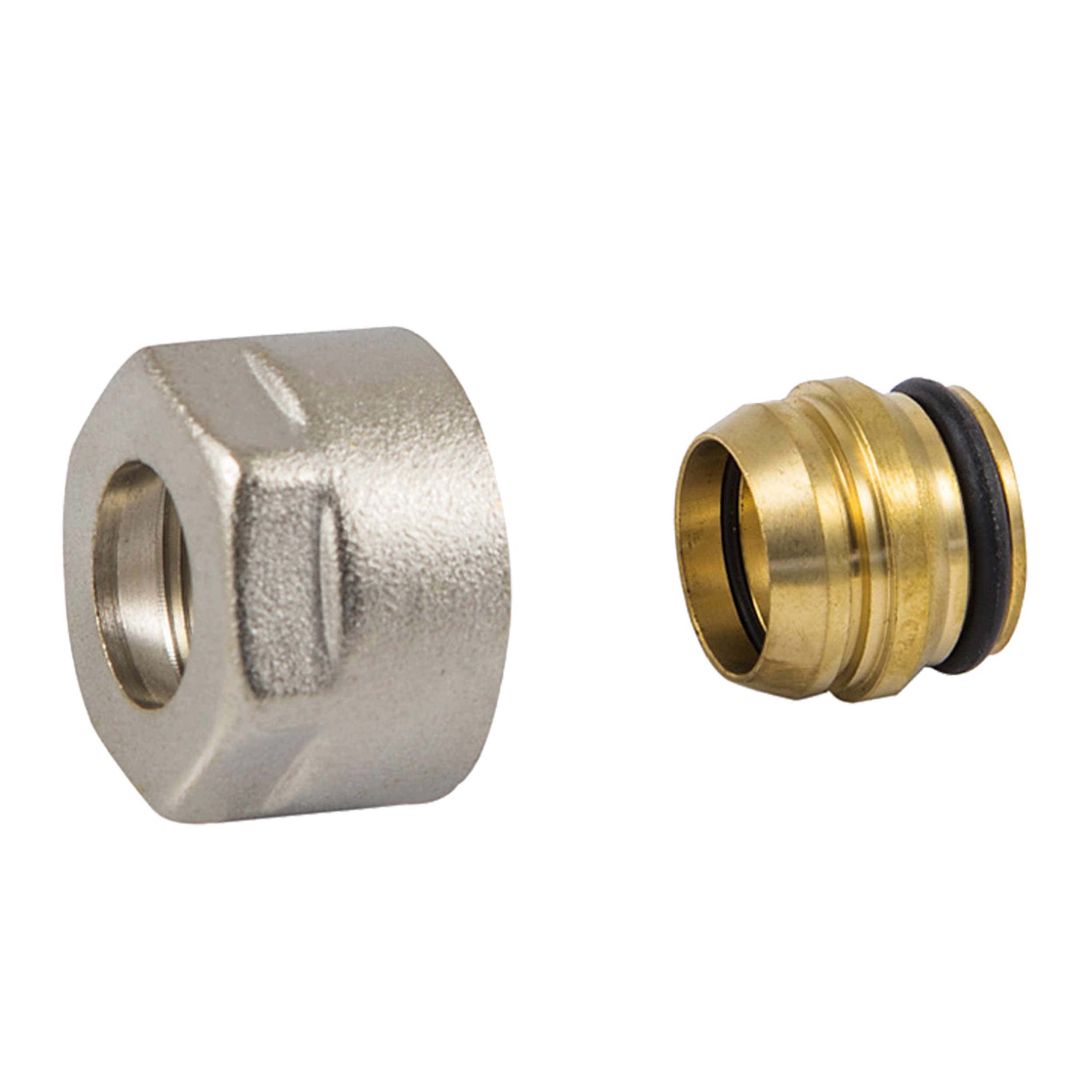 Złączka zaciskowa CU 3/4"x15 mm nikiel EQUATION