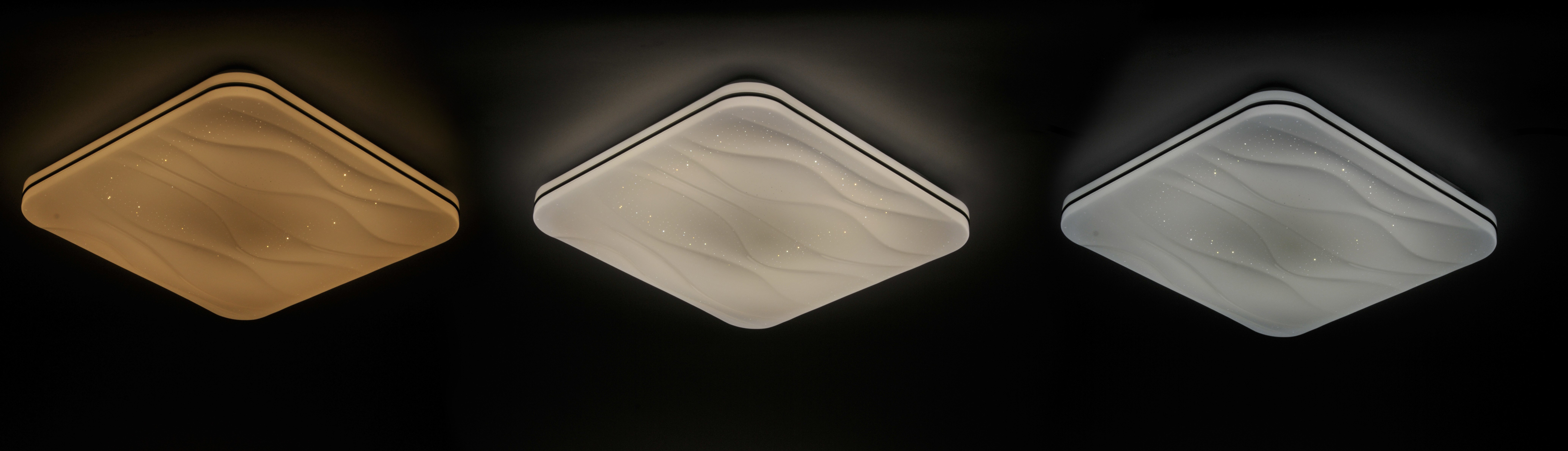 Plafon Desert z pilotem 43 cm biały LED Polux - 5