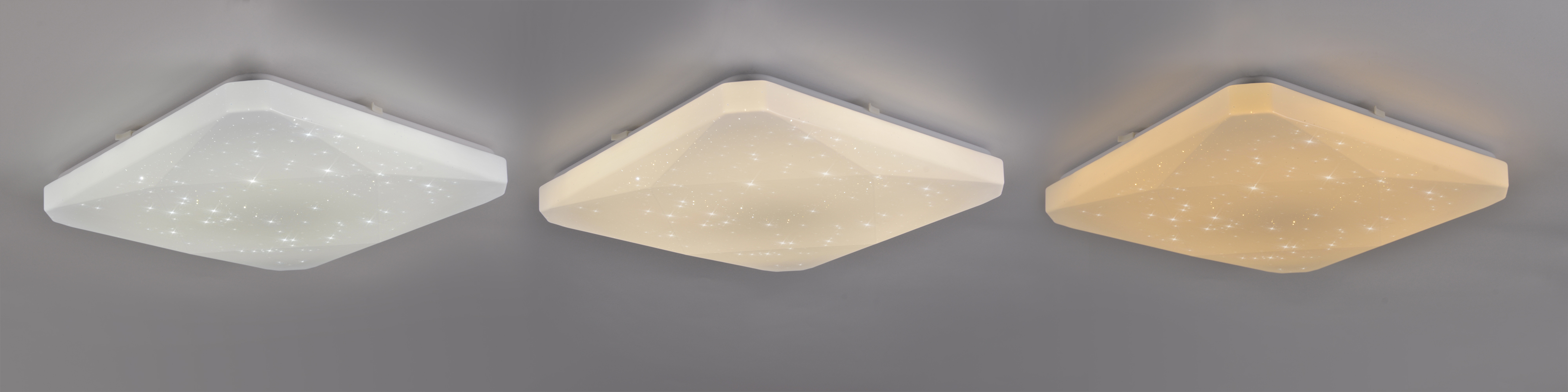 Plafon KASTOR z pilotem 43 cm biały LED POLUX - 3