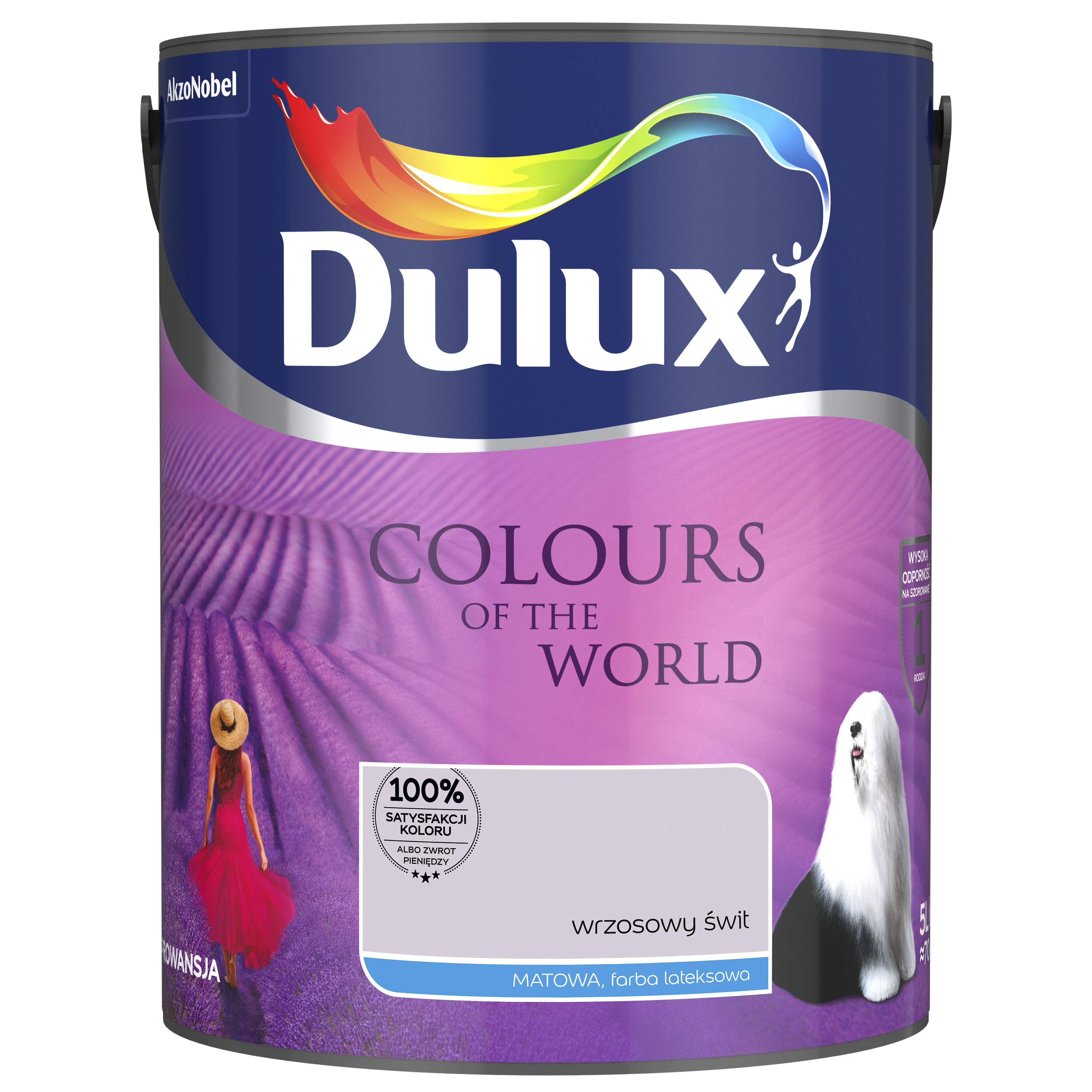 Farba Dulux Kolory świata Wrzosowy świt 5 l