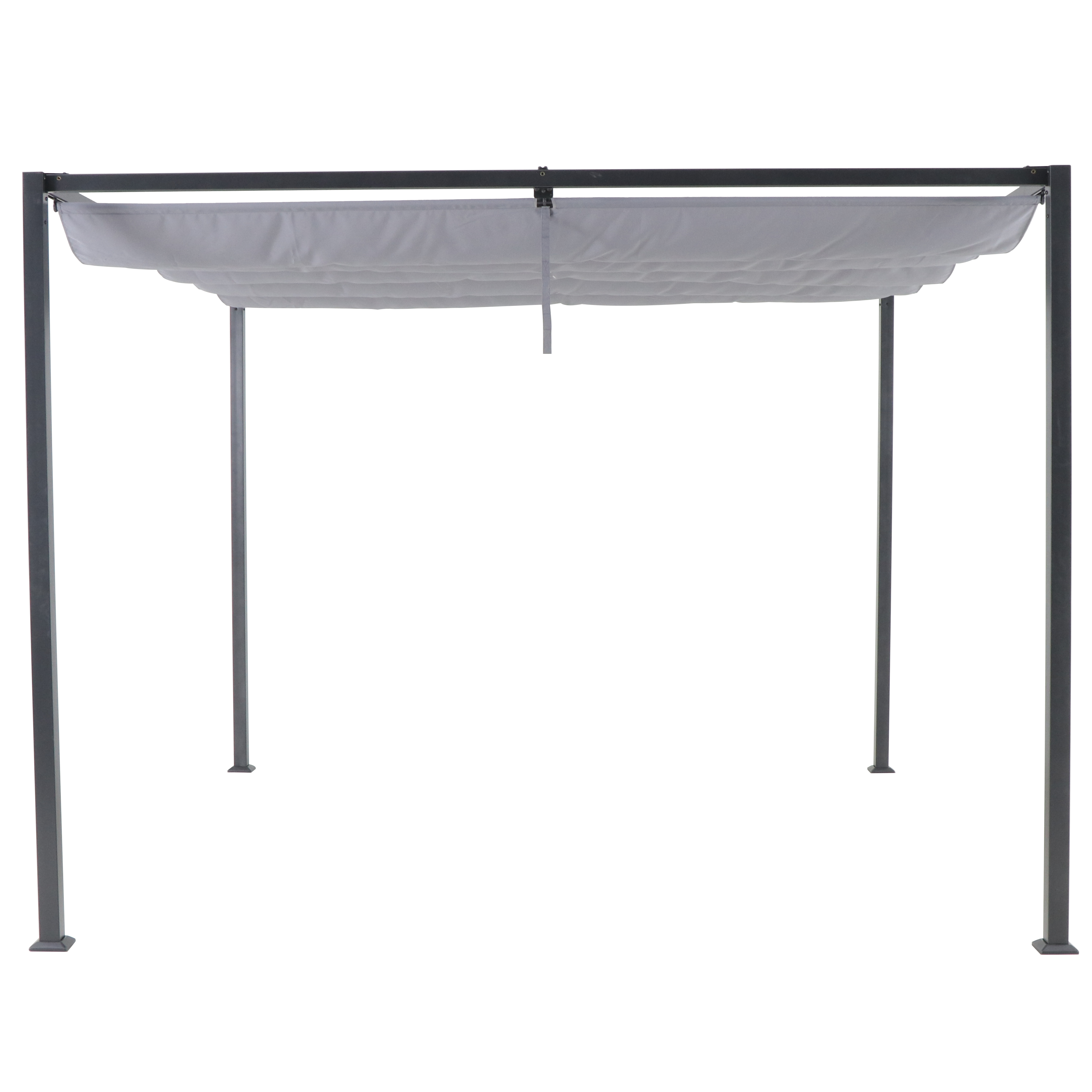 Pawilon ogrodowy pergola Horali 297x297x223 cm szary Naterial