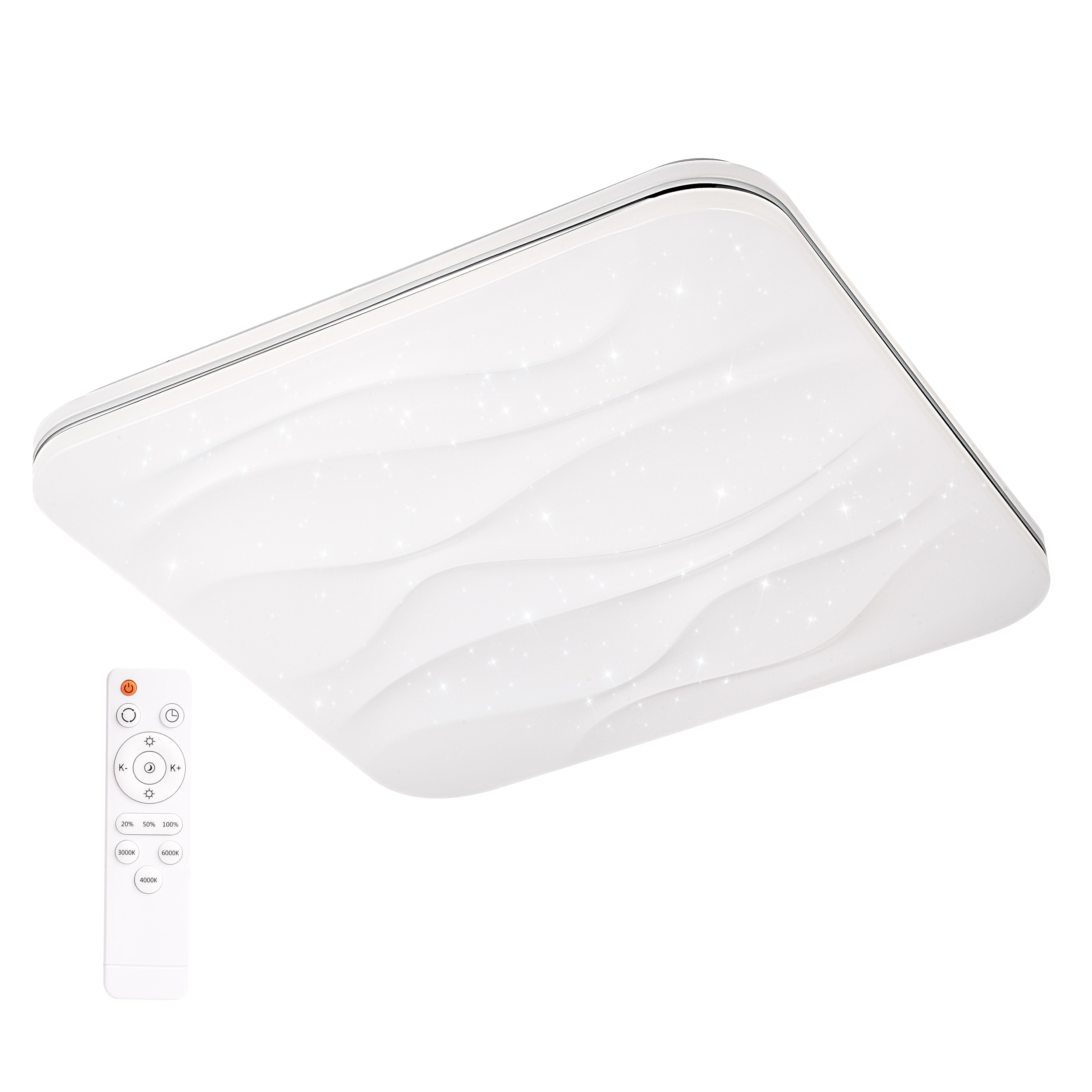 Plafon Desert z pilotem 43 cm biały LED Polux - 7