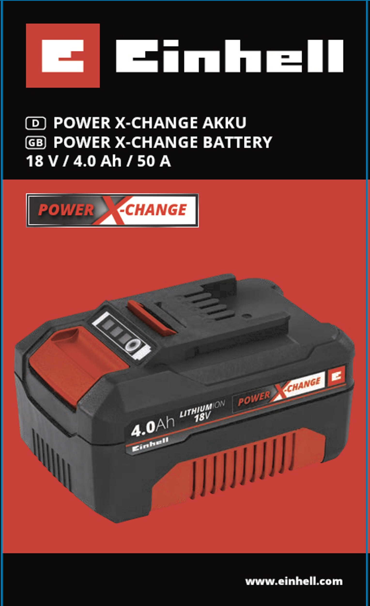 Akumulator 18V 4 AH litowo-jonowy Einhell - 4