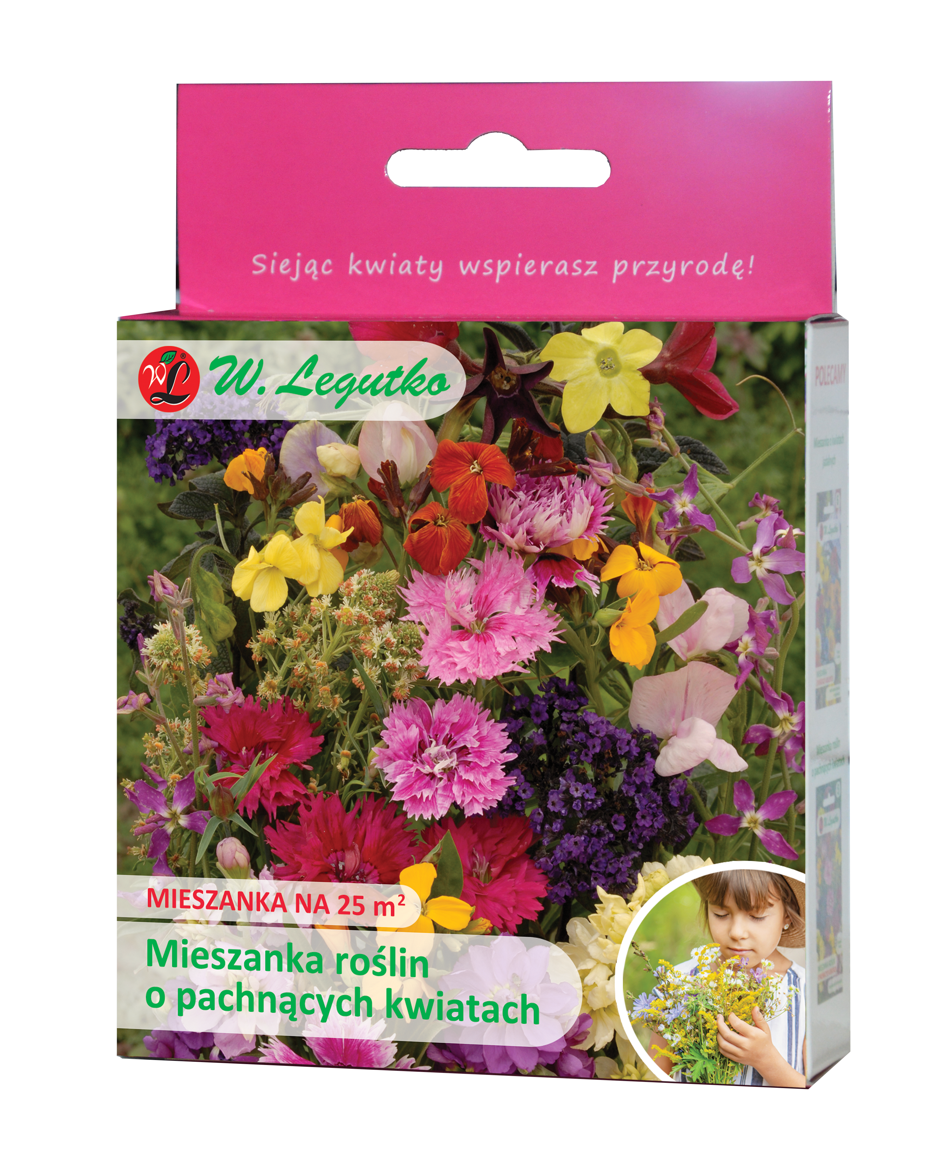 Nasiona roślin o pachnących kwiatach 125g / 25m2 W.Legutko