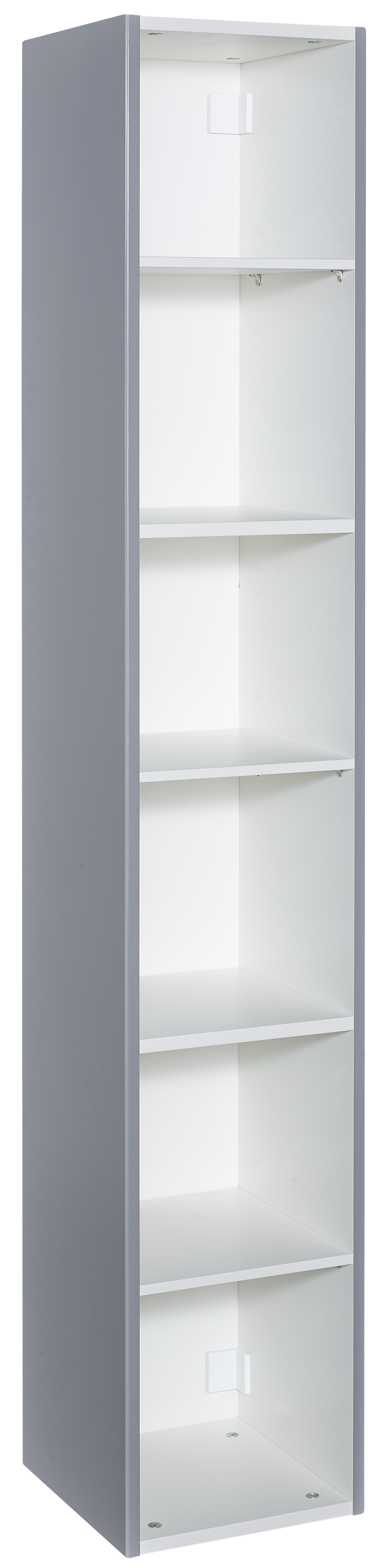 colonna bagno Remix grigio granito L30 x H173 x P33 cm - 5
