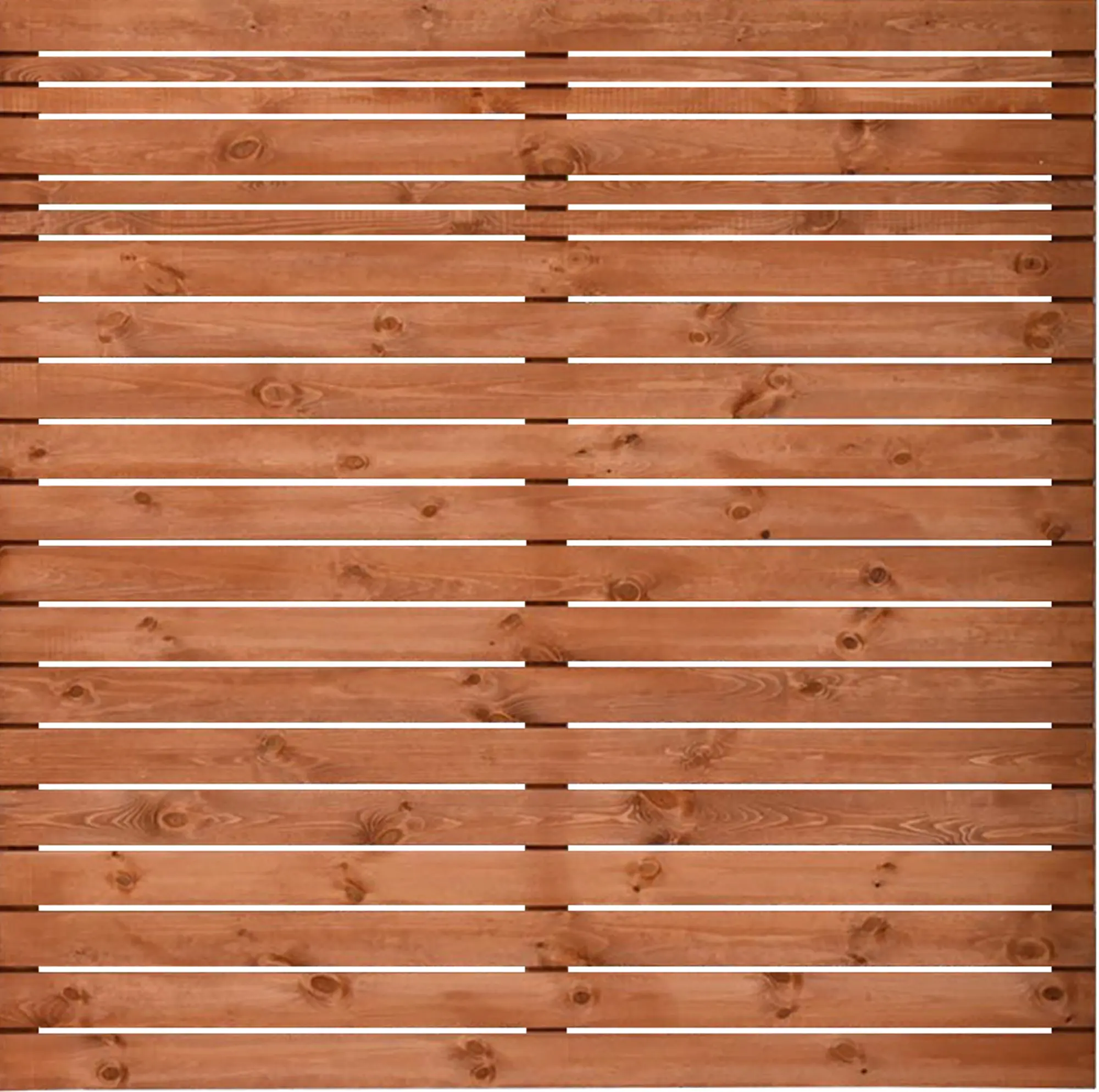 Płot ażurowy Goteborg 180x180 cm drewniany wiśnia Werth-Holz