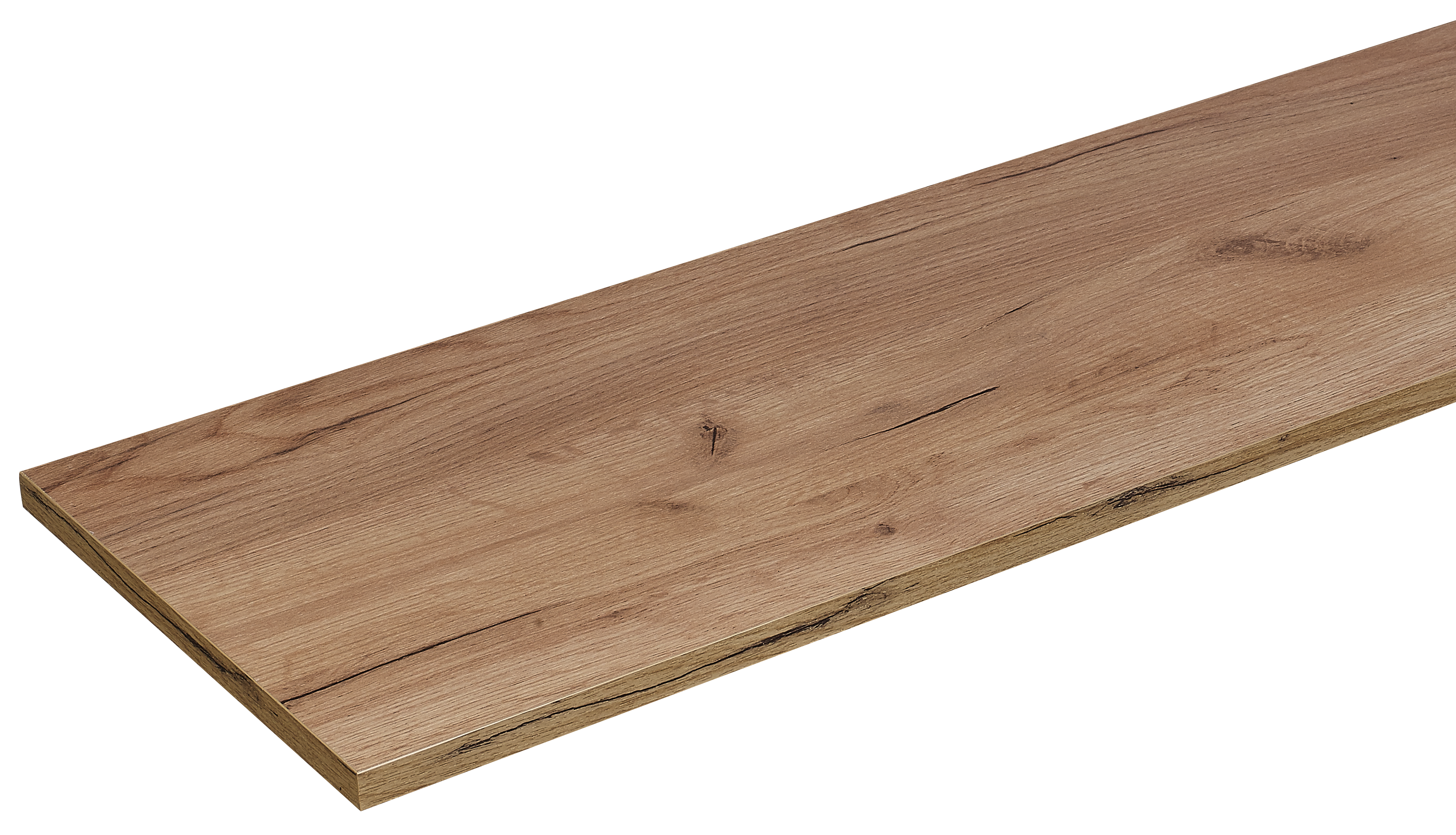 Półka ścienna meblowa dąb craft złoty 1.8x20x120 cm Floorpol - 2