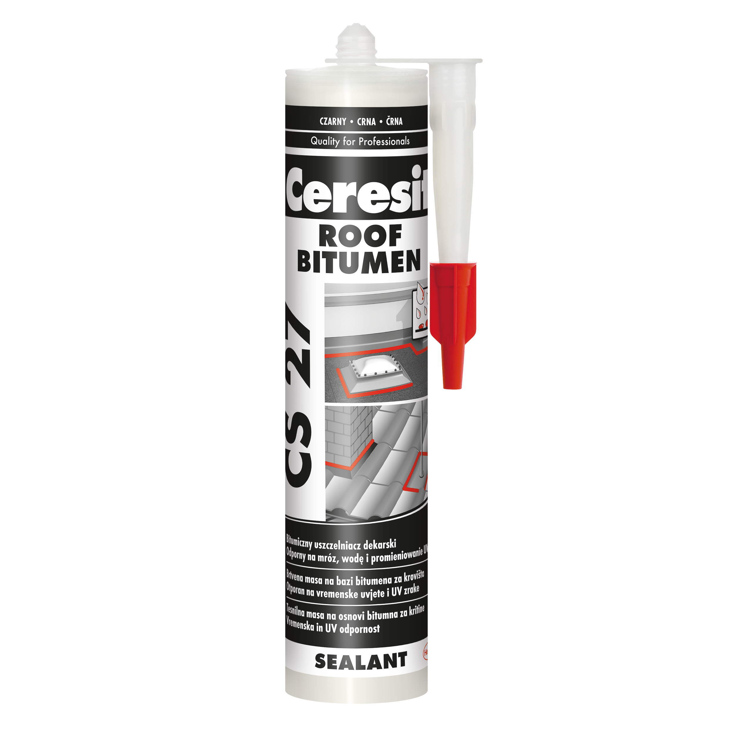 Uszczelniacz dekarski bitumiczny CS 27 Czarny 300 ml Ceresit