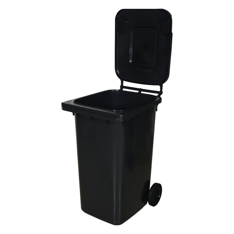 Pojemnik na odpady zmieszane 240l czarny