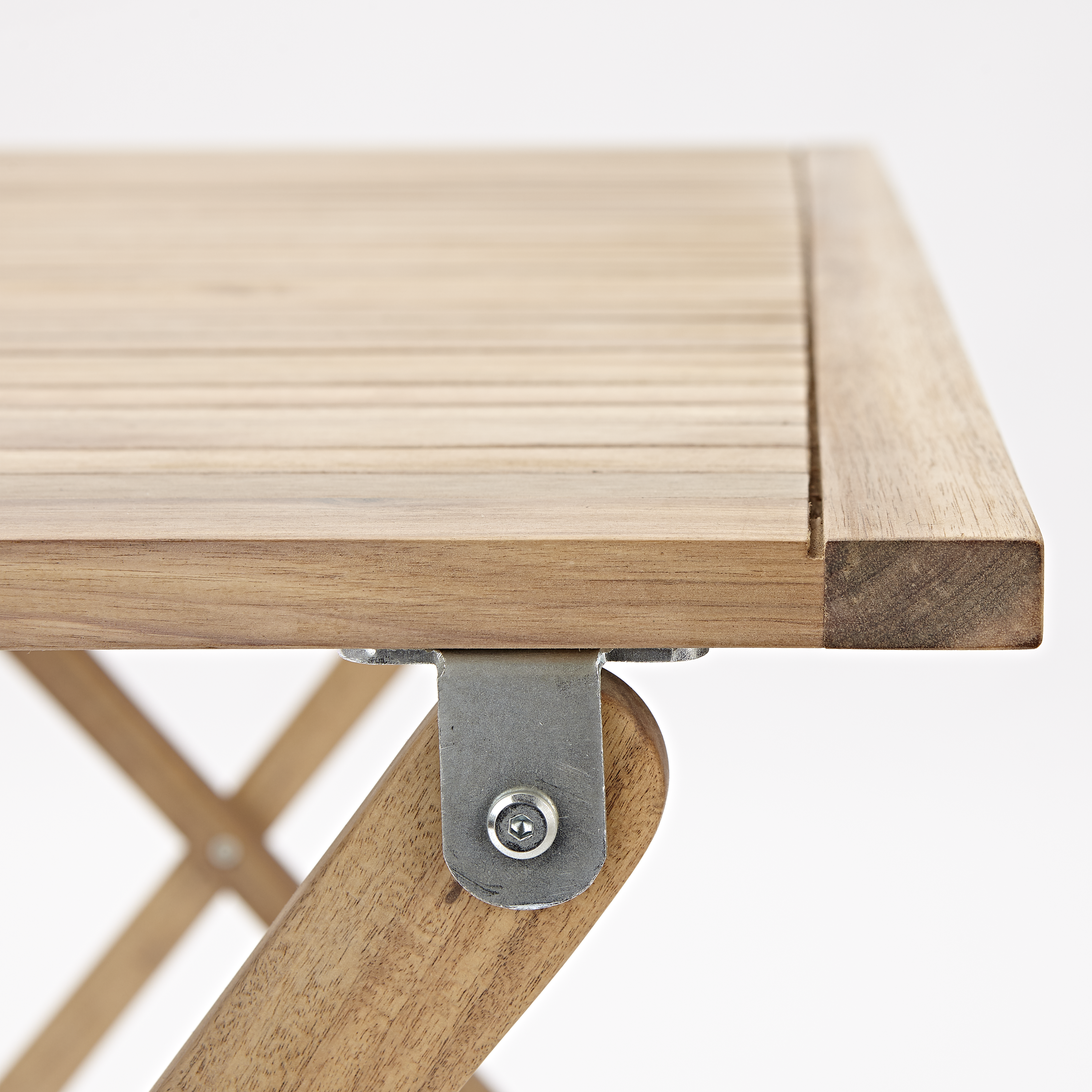 Mesa de madeira NATERIAL SOLIS ORIGAMI 114X70CM ACACIA - 7