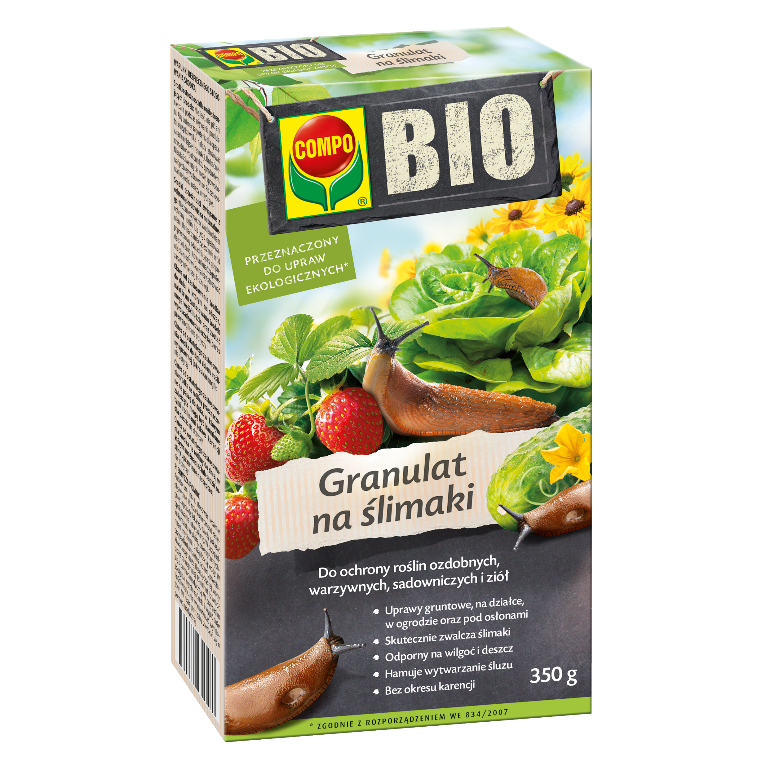 Granulat na ślimaki 350 g Compo BIO