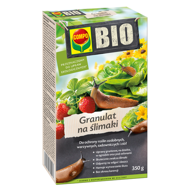 Granulat na ślimaki 350 g Compo BIO