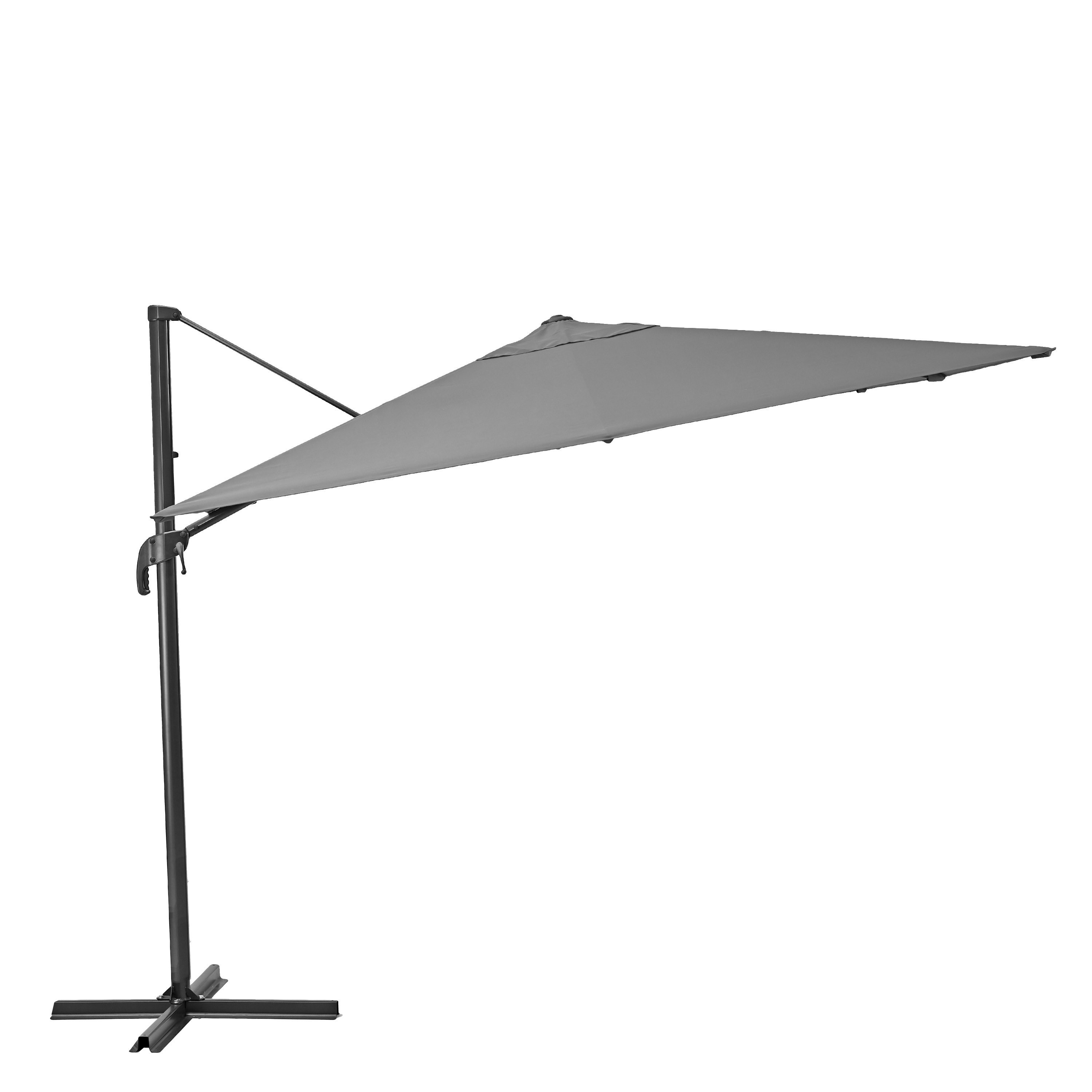 Parasol ogrodowy Aura 290x290x264 cm antracytowy Naterial - 13
