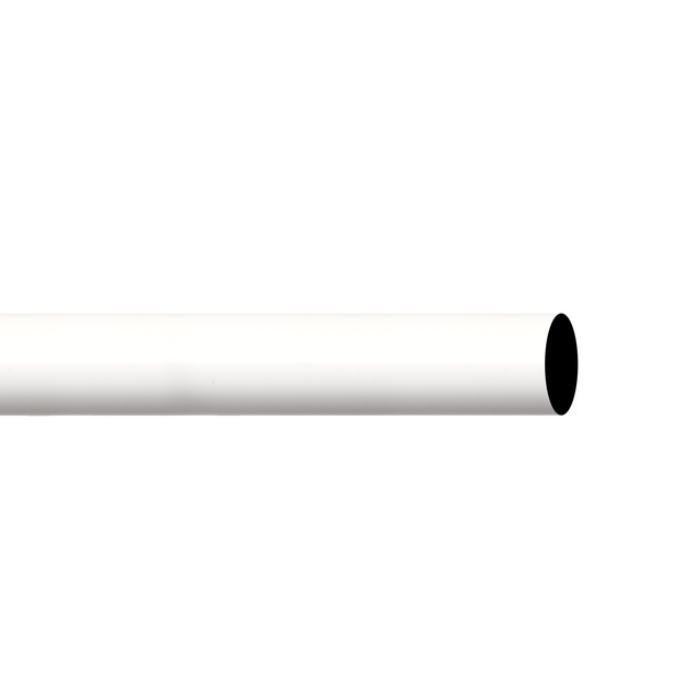 Drążek do karnisza 200 cm biały mat 19 mm metalowy Inspire