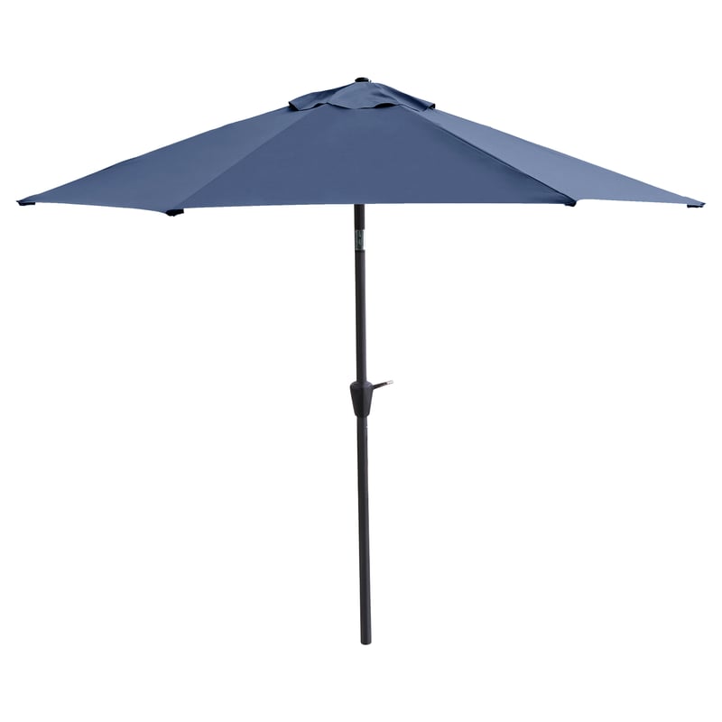 Parasol ogrodowy okrągły Havana 300x240 cm granatowy