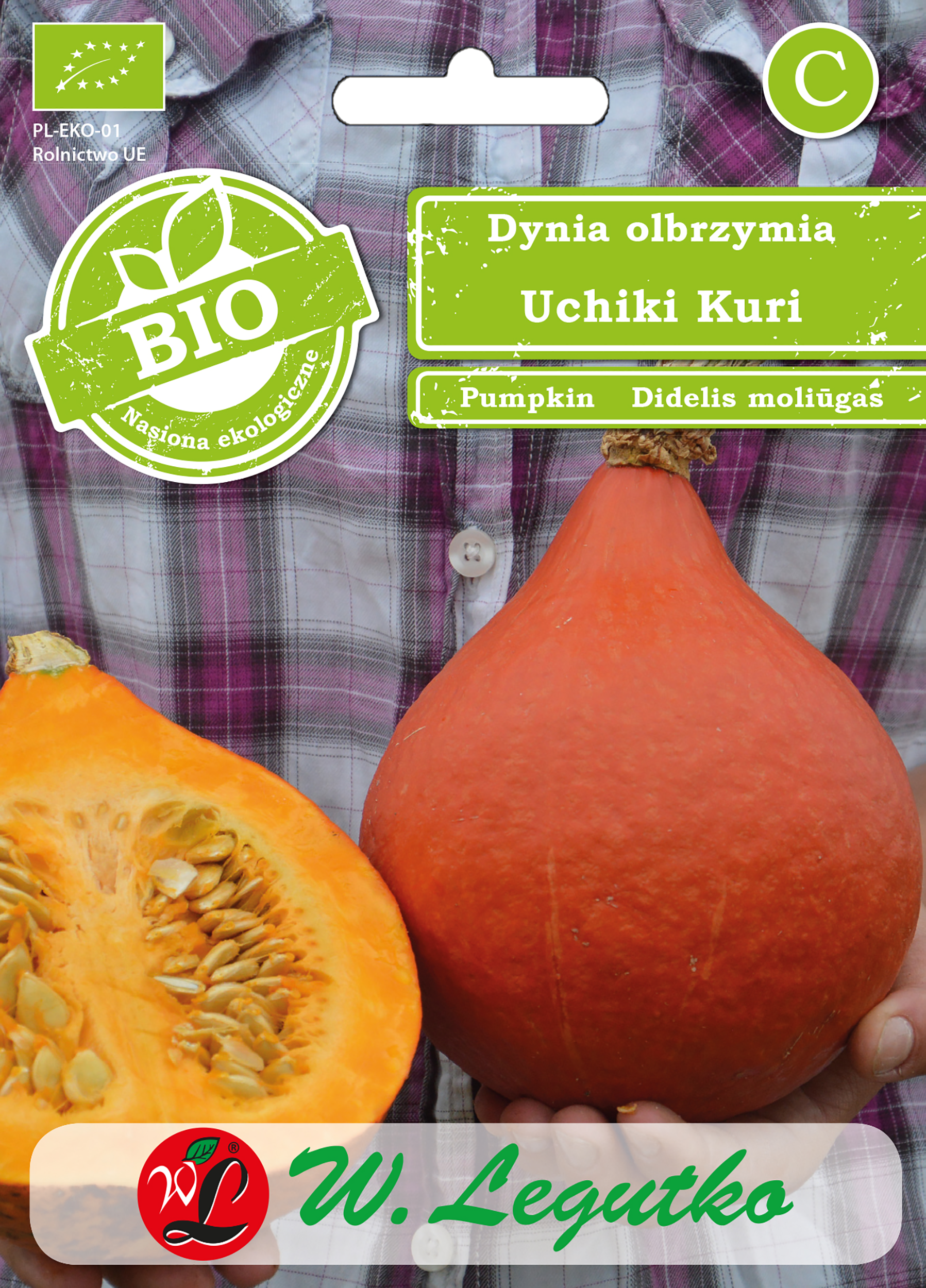 Dynia olbrzymia Bio Uchiki Kuri nasiona ekologiczne W. Legutko